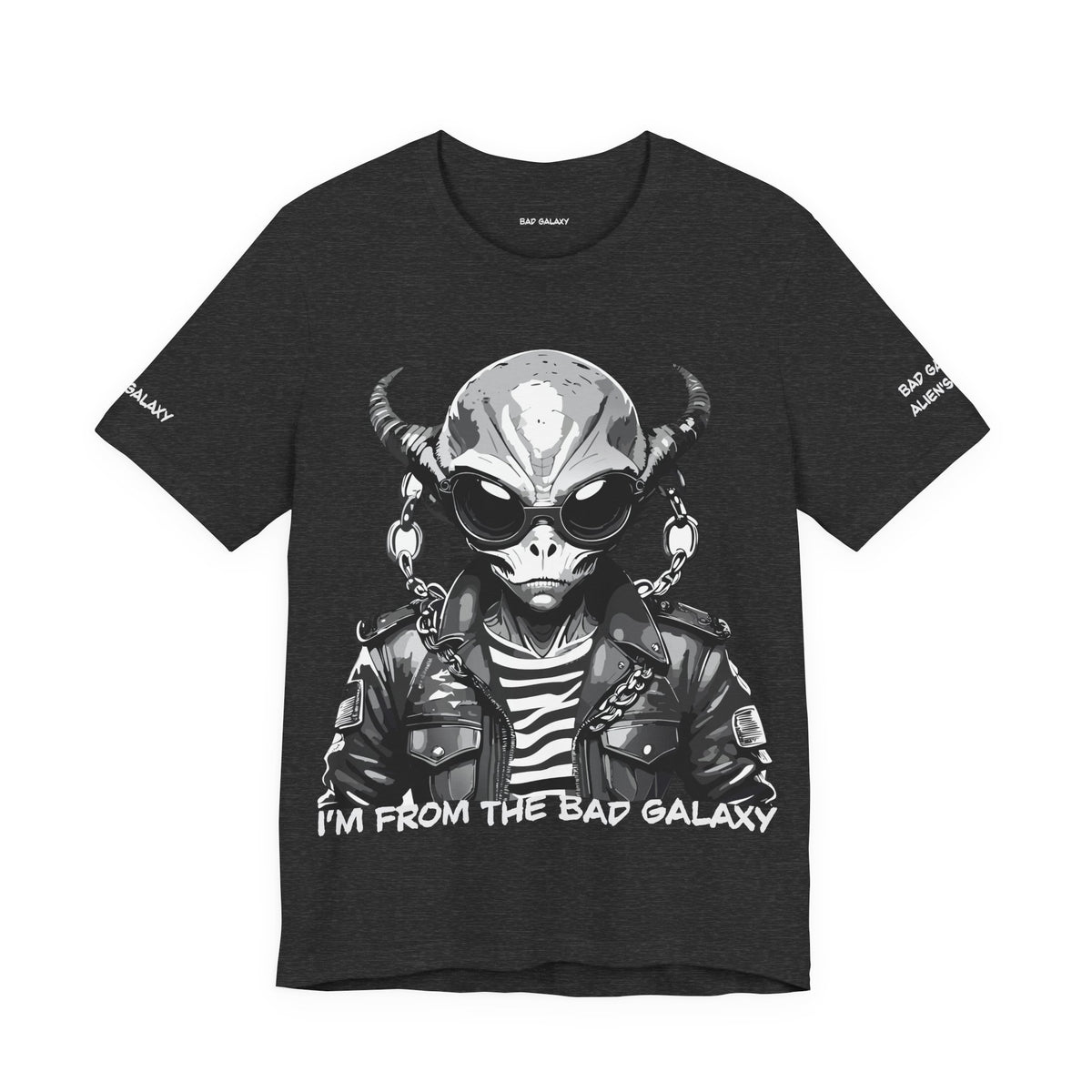 Alien Graphic Unisex Cotton Bella+Canvas Tee with Art Design b68