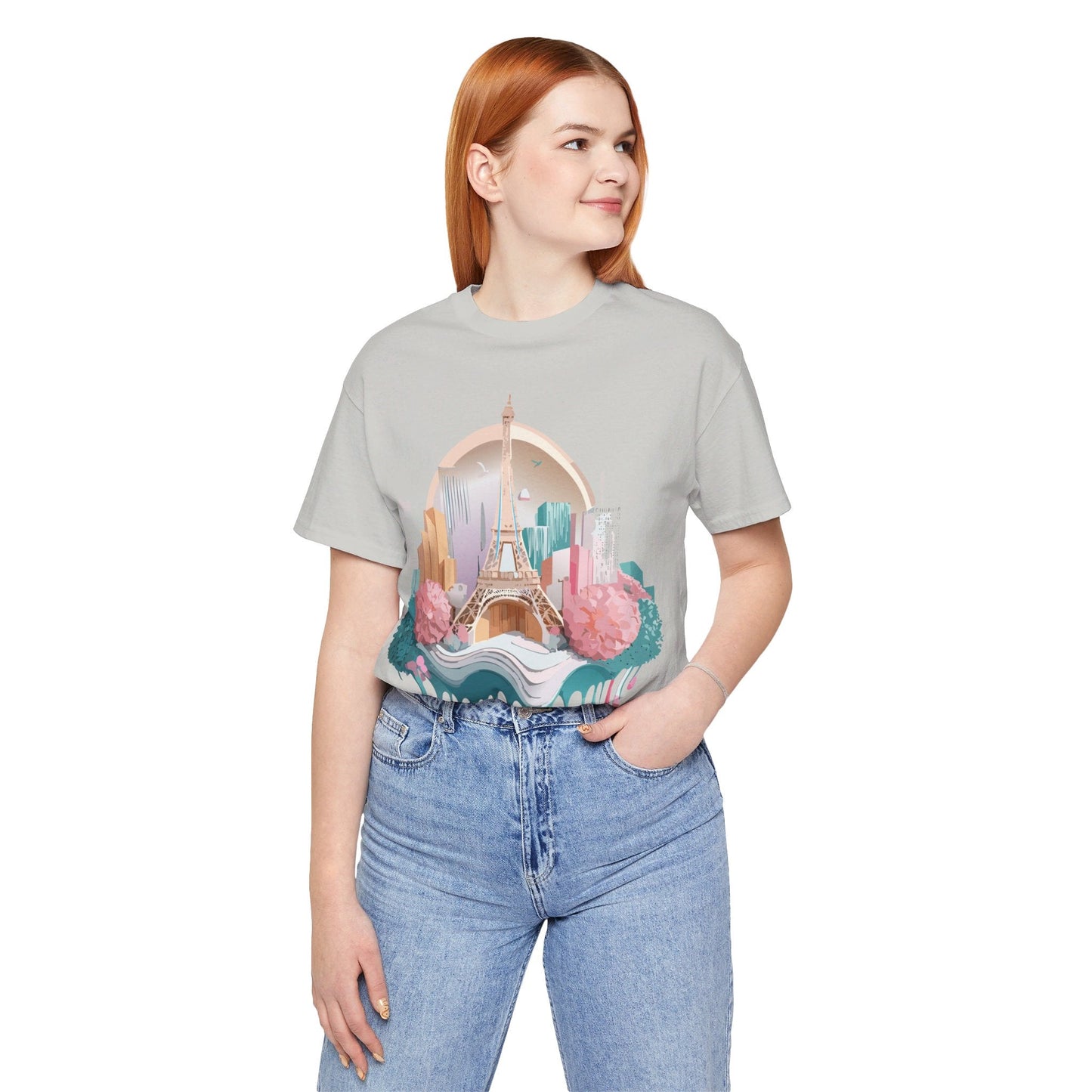 Paris Tourist Shirt Unisex Graphic Tee With Vintage Adelpha Artwork And Travel Style