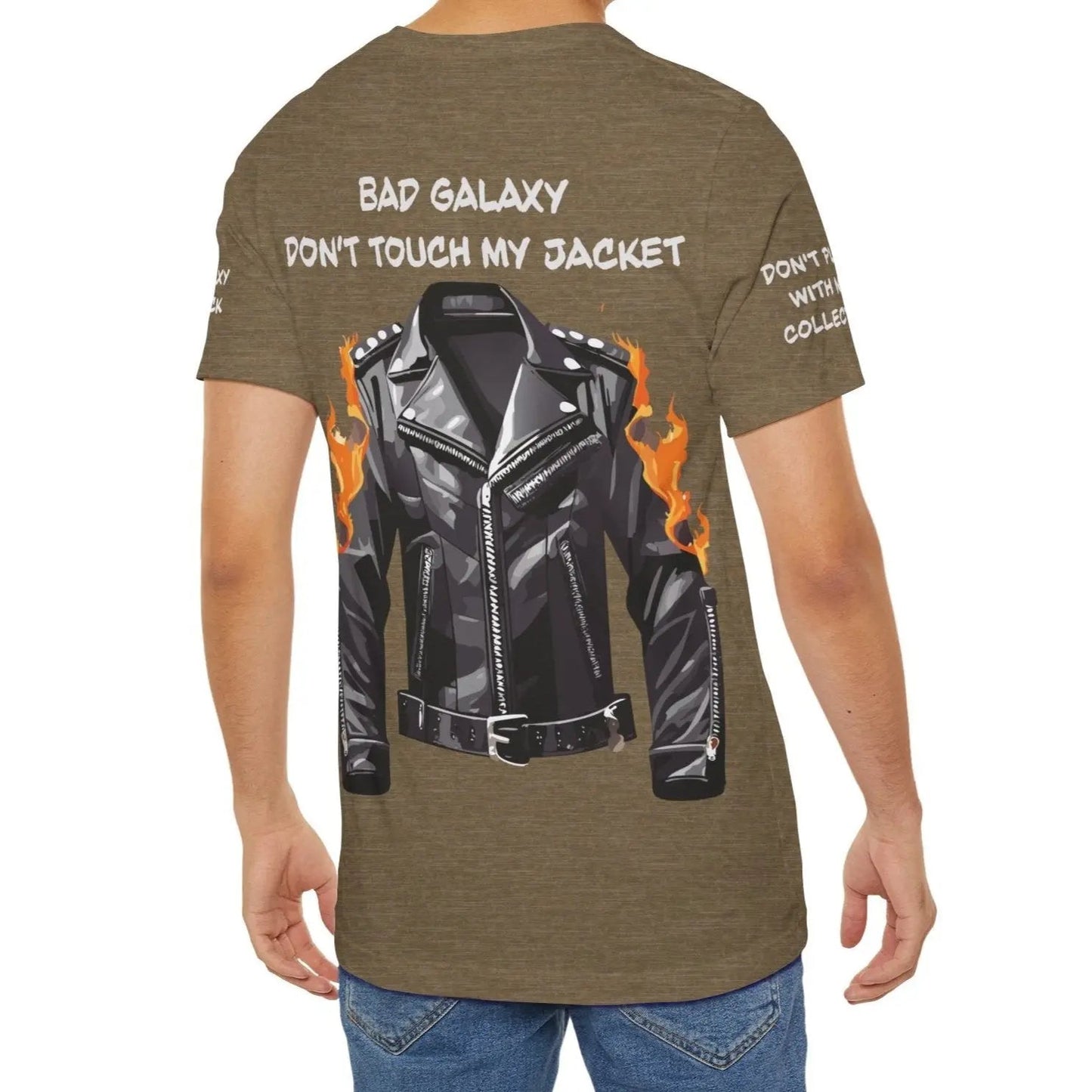 Bad Galaxy Punk Rock Tee Shirt Lightweight Fabric Made To Order 100 Percent Cotton Eco Friendly Inks