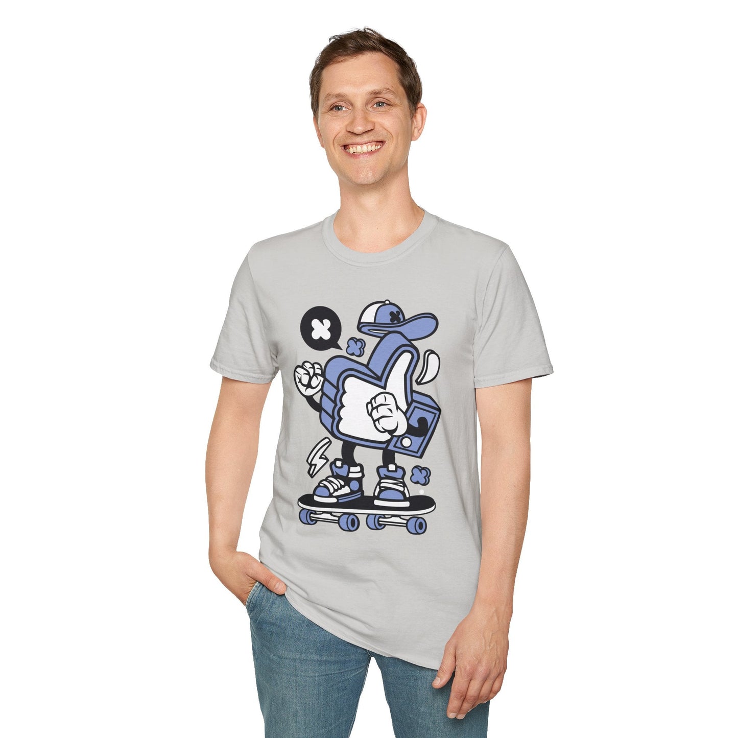 Cartoon T Shirt Animation Tee Funny Graphic Tee For Unisex Gildan Softstyle 64000 Cotton