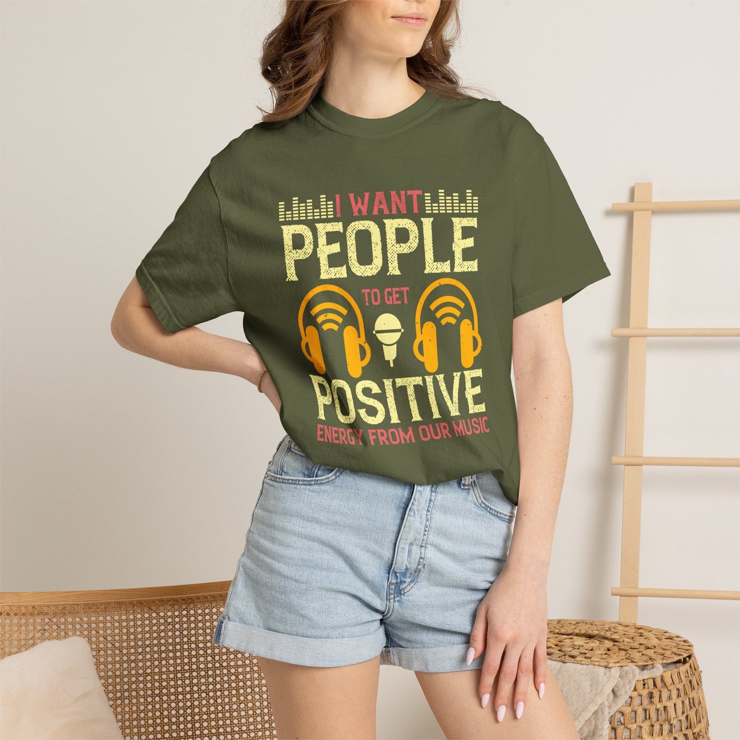 Music Graphic Design Unisex Cotton T-shirt m16
