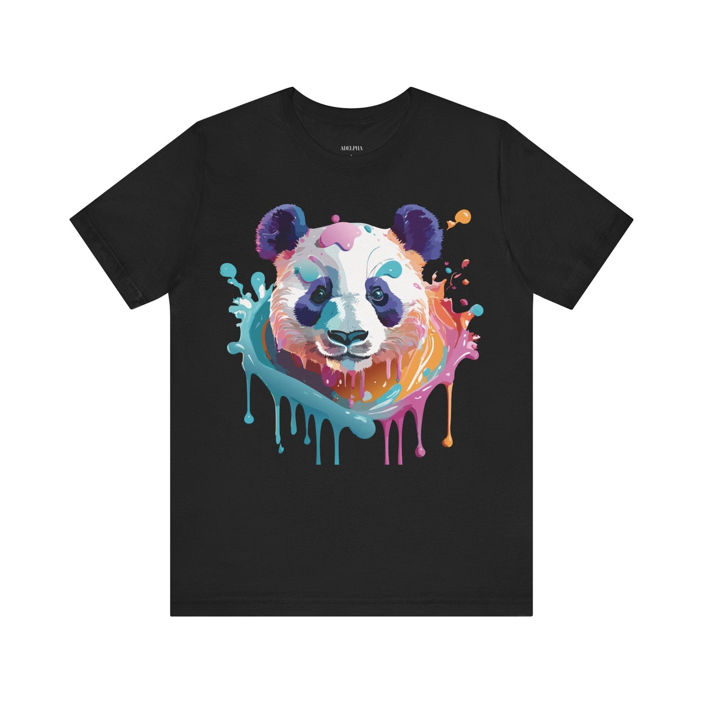 Panda Graphic Unisex 100 Cotton Vintage Art with Animal T-Shirt 12
