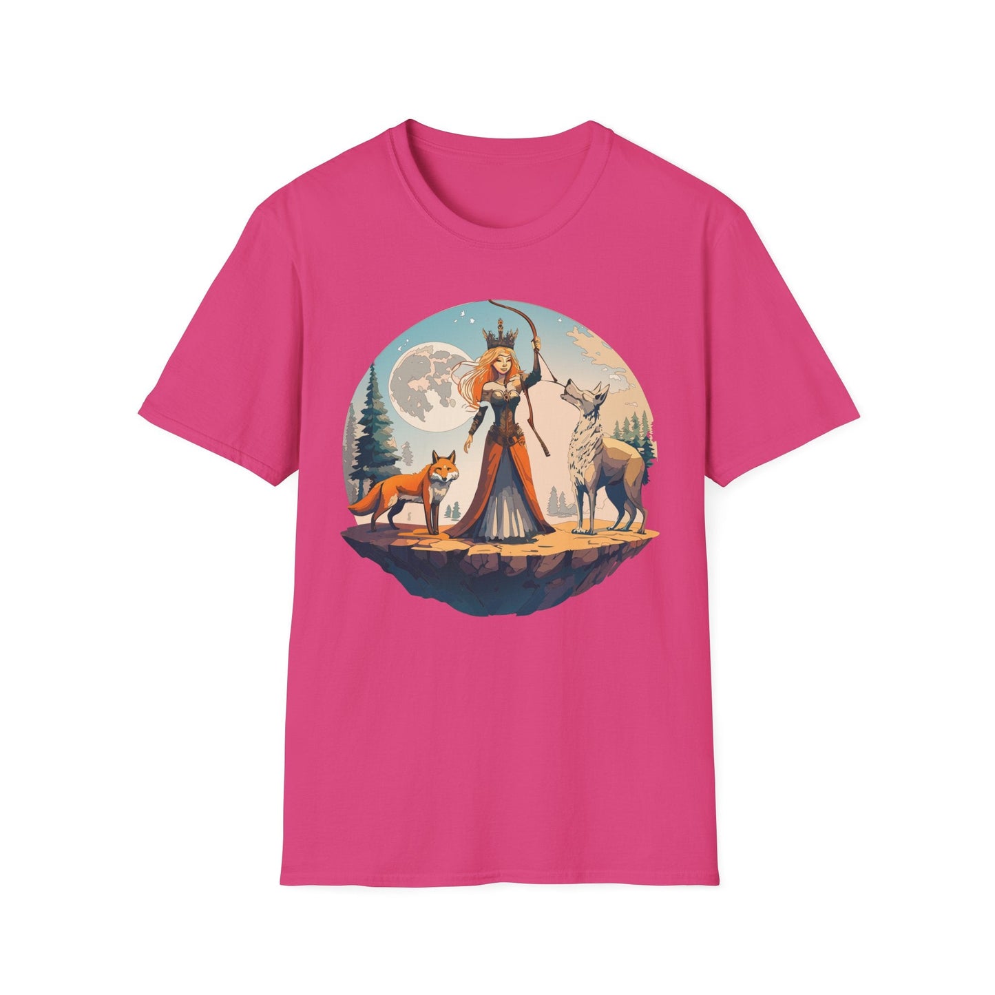 Womens Graphic T Shirts Art Design Shirt Softstyle Gildan 64000 Unisex Tee Ring Spun Cotton