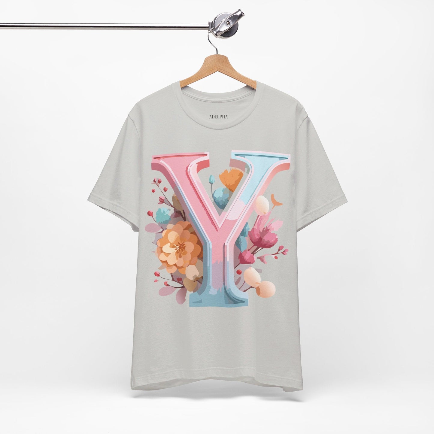 Unisex Letter Y Graphic Tee From Adelpha Vintage Inspired Artwork T Shirt For Everyday Wear