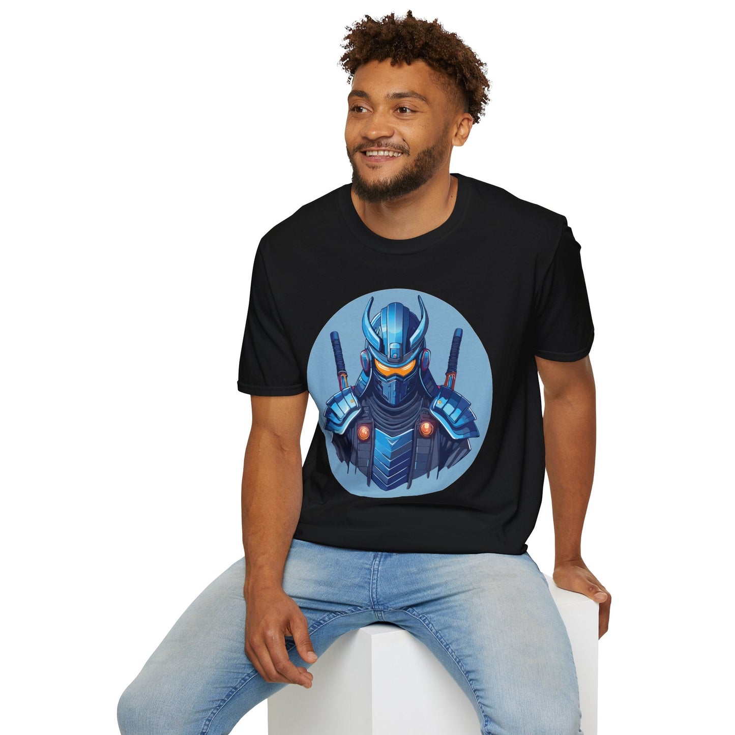 Samurai Shirt Unisex Softstyle T Shirt 100 Percent Ring Spun Cotton Gildan 64000