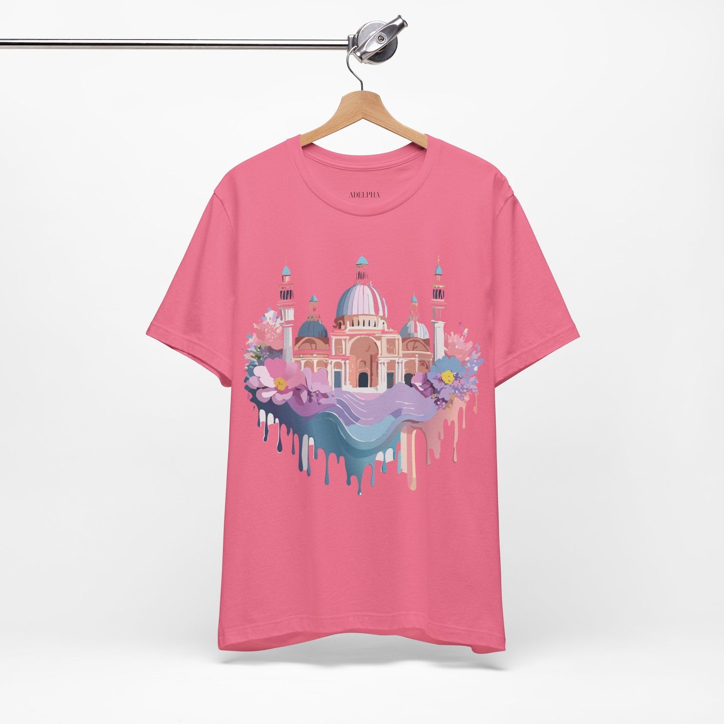 Venice Tourist Graphic Tee Unisex Jersey Short Sleeve Art By Vintage Style