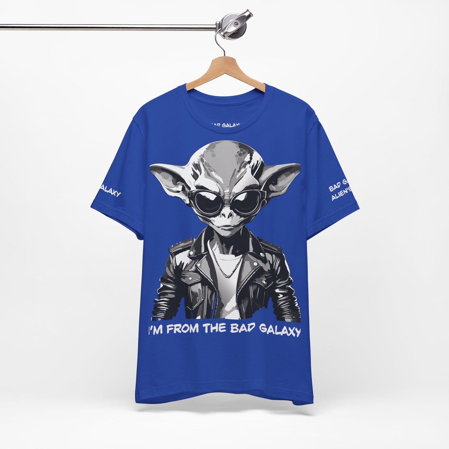 Tee Shirt With Alien From Bad Galaxy 100 Percent Cotton Made In USA Free Shipping