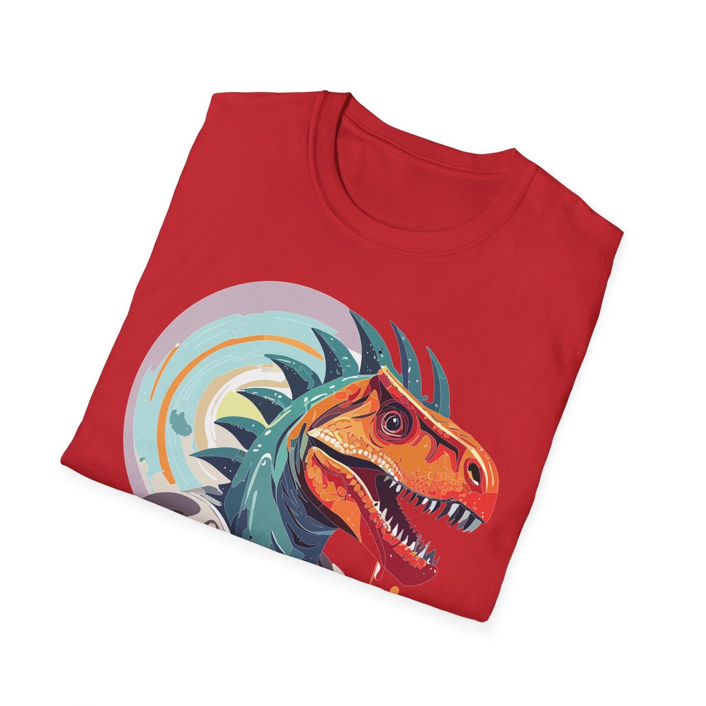 Alien Graphic Unisex Cotton Softstyle UFO Artwork Tee 4