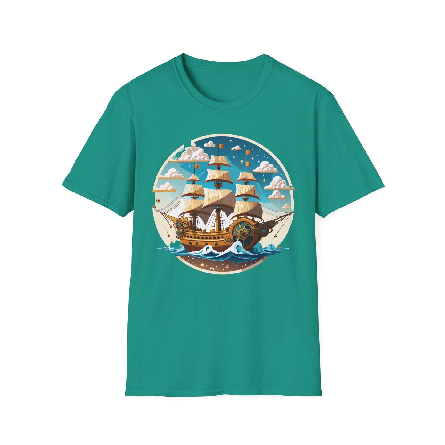 Ship T Shirts Frigate T Shirts Vessel Tee Shirt Unisex Gildan Softstyle 64000 Premium
