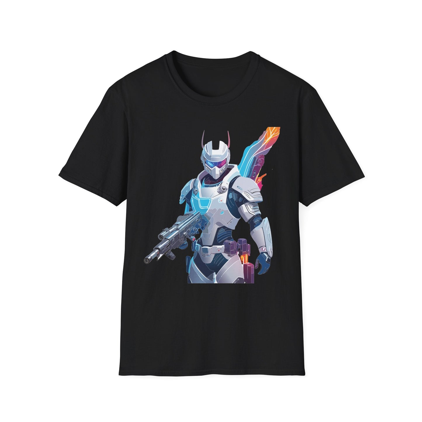 Robocop T Shirt Unisex Softstyle 64000 Graphic Tee 100 Percent Ring Spun Cotton Comfort
