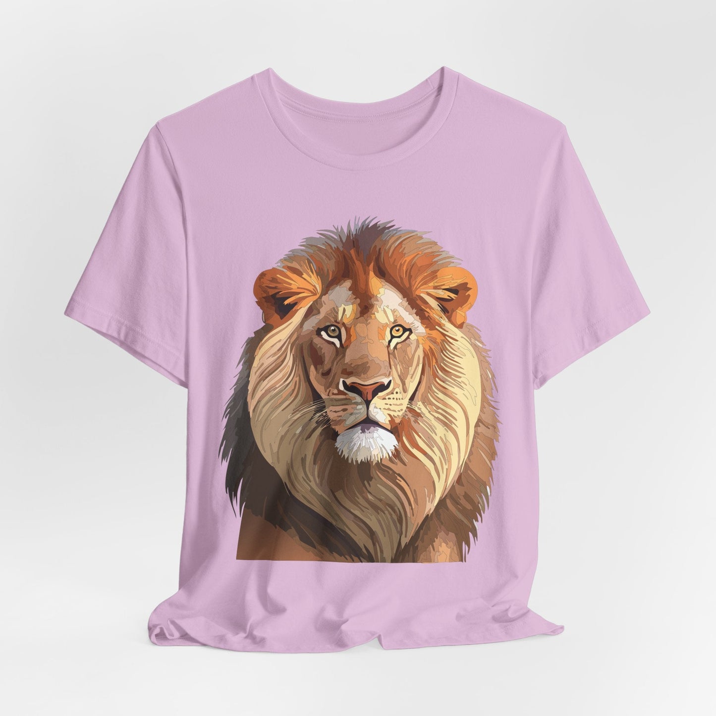 Unisex Animal Graphic Tee Shirt With Wild Animals Art Design For Everyday Wear Casual
