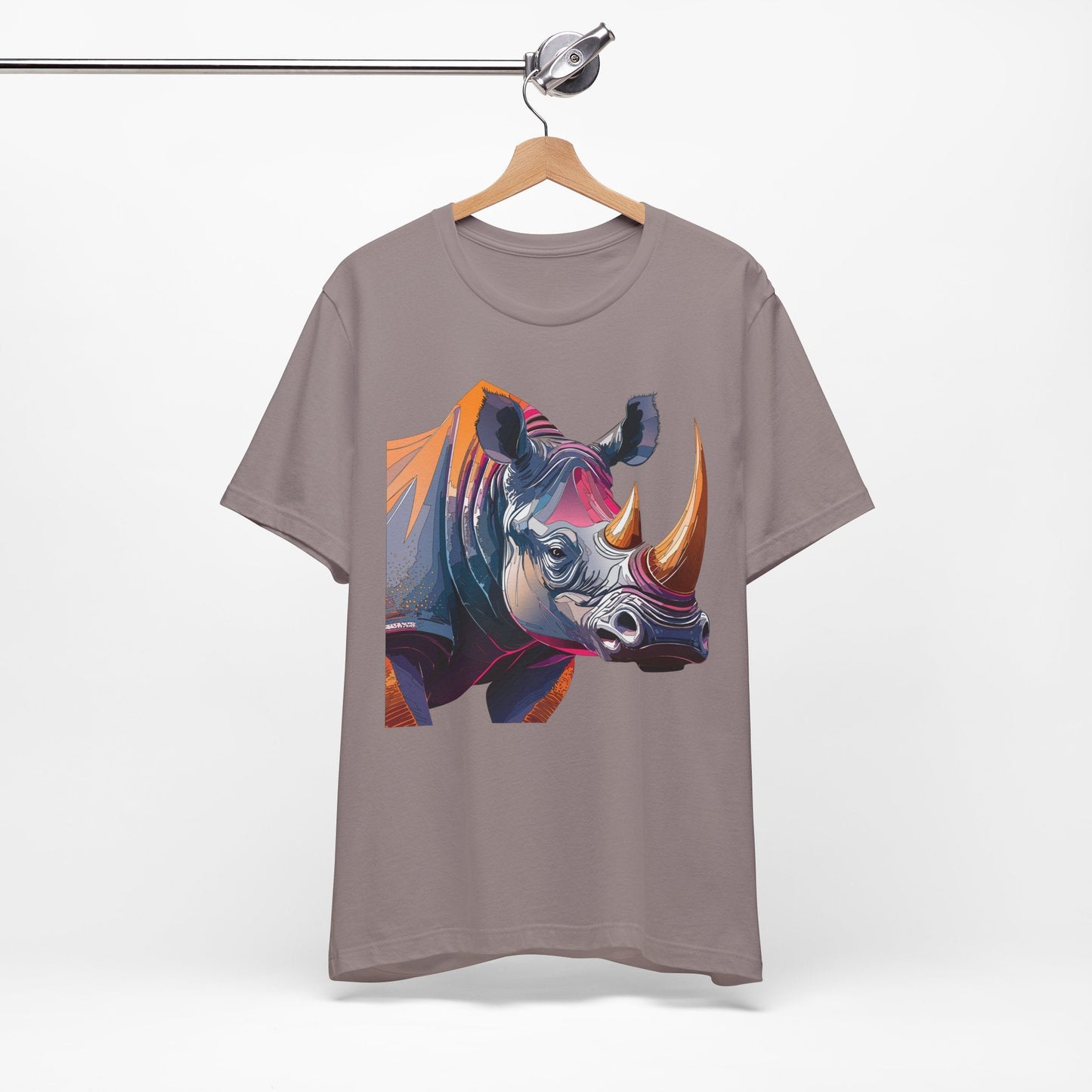 Unisex Animal Print Tee Shirt Featuring Wild Animals Art Design For Everyday Wear