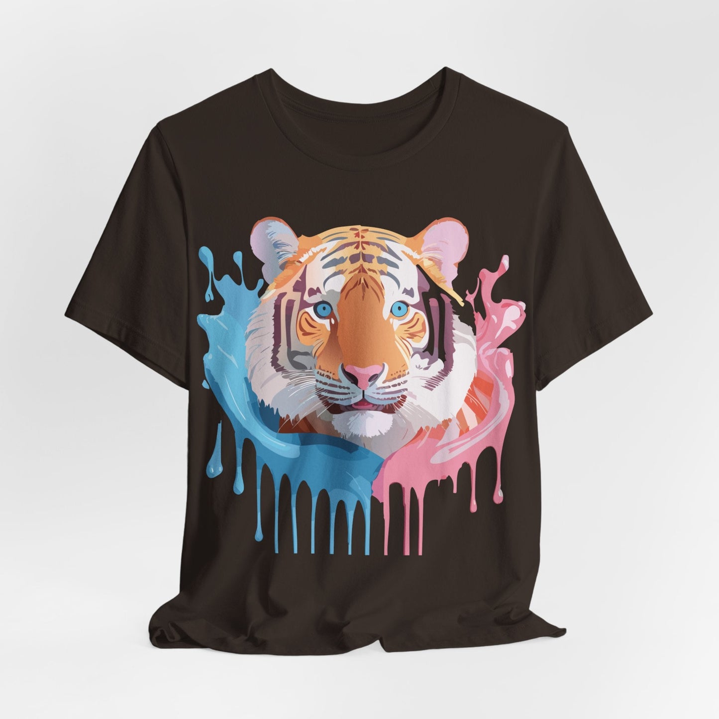 Adelpha Tiger Graphic Tee Premium Unisex Jersey Short Sleeve With Vintage Artwork