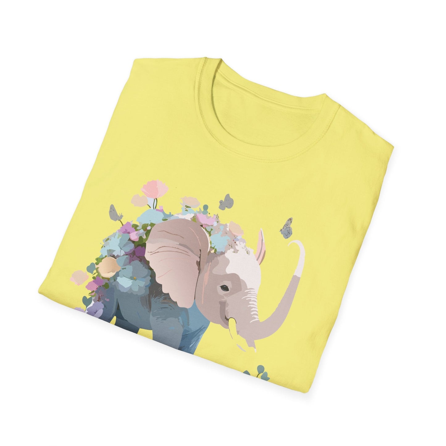 Elephant T Shirt Unisex Softstyle 64000 Elephant Tee Premium Comfort Everyday Wear