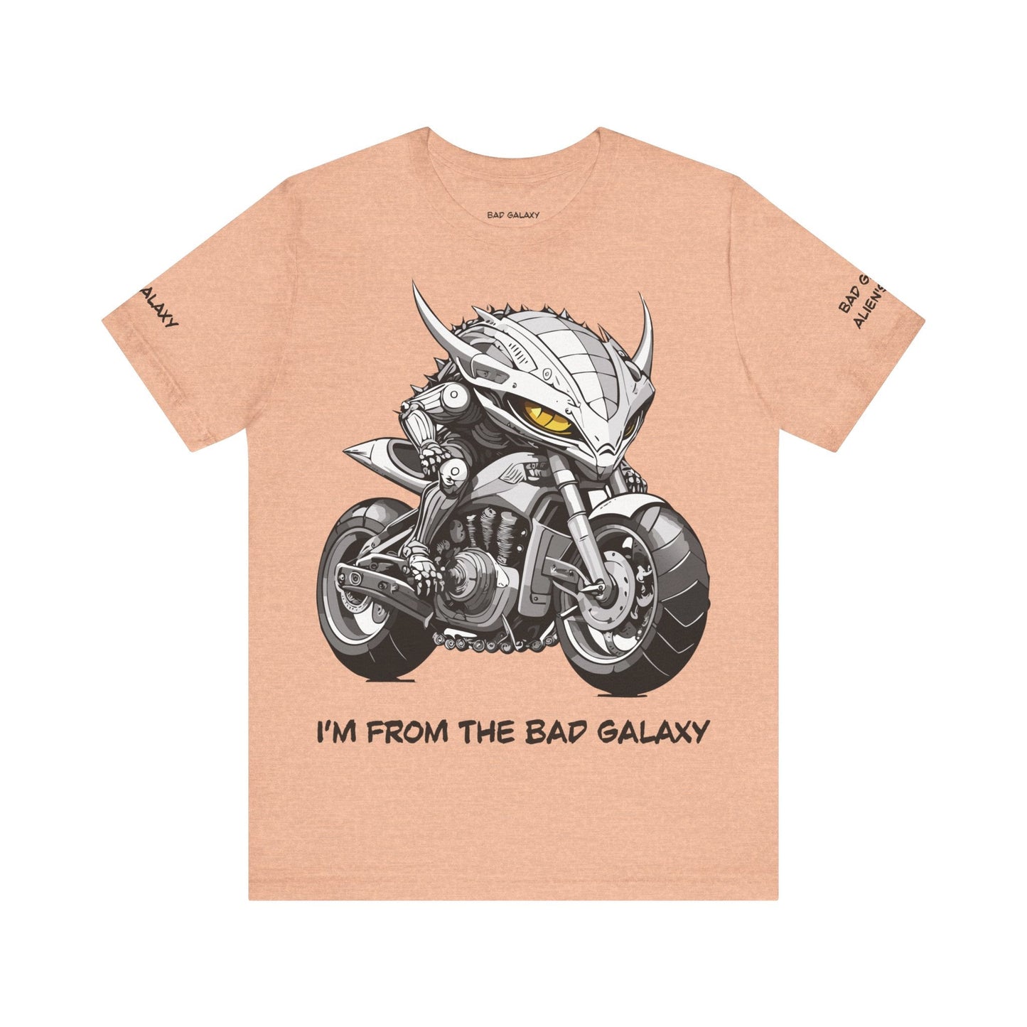 Alien Tee Shirt By Bad Galaxy 100 Cotton Eco Friendly Inks Designed In USA Made To Order