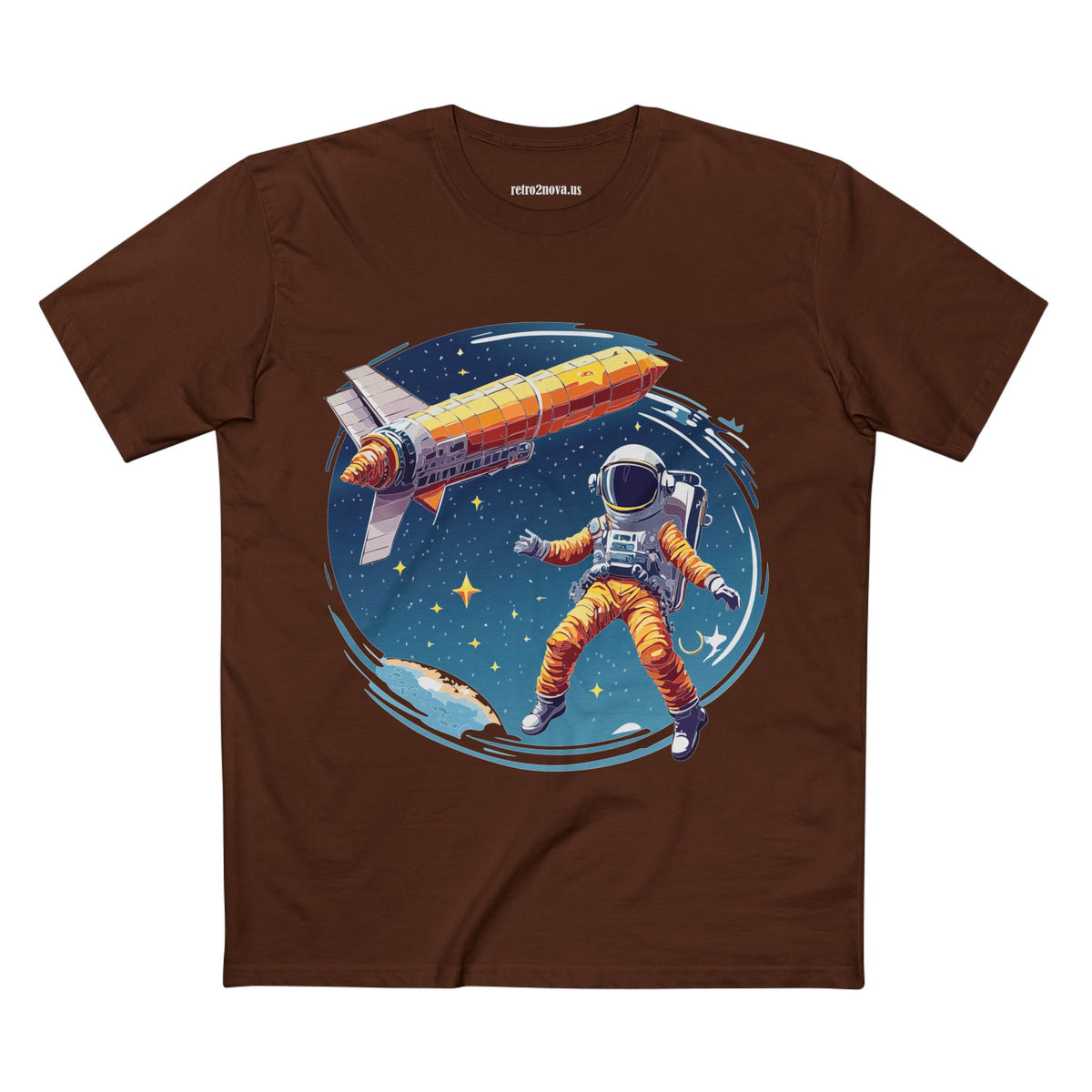 Cosmos Astronaut Graphic Tee Staple Unisex 100 Cotton Tee Shirt - CS-40