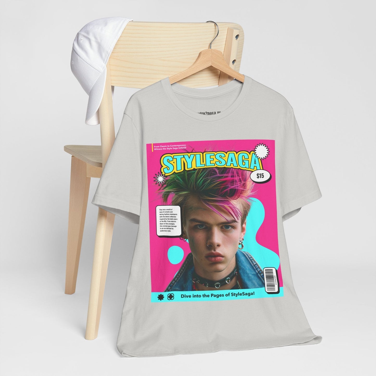 Magazine Cover Shirt Unisex Jersey Short Sleeve Tee Lightweight 4.2 Oz