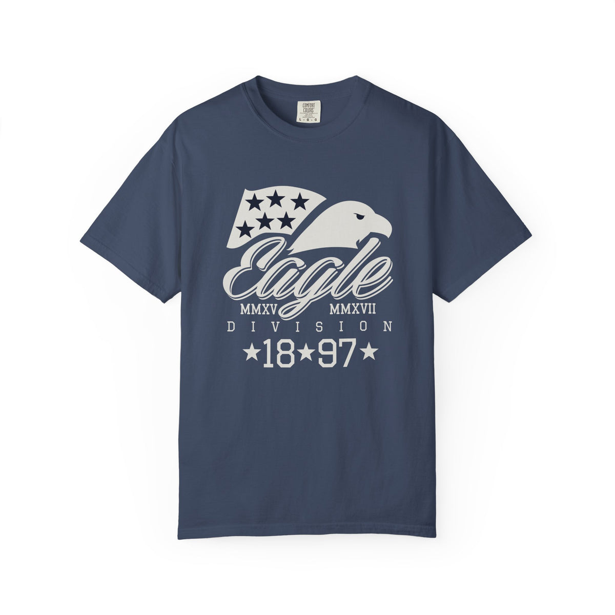 Bald Eagle Division Retro College League Unisex Comfort Colors Garment-Dyed Heavyweight 100 Cotton Art Design T-Shirt w16