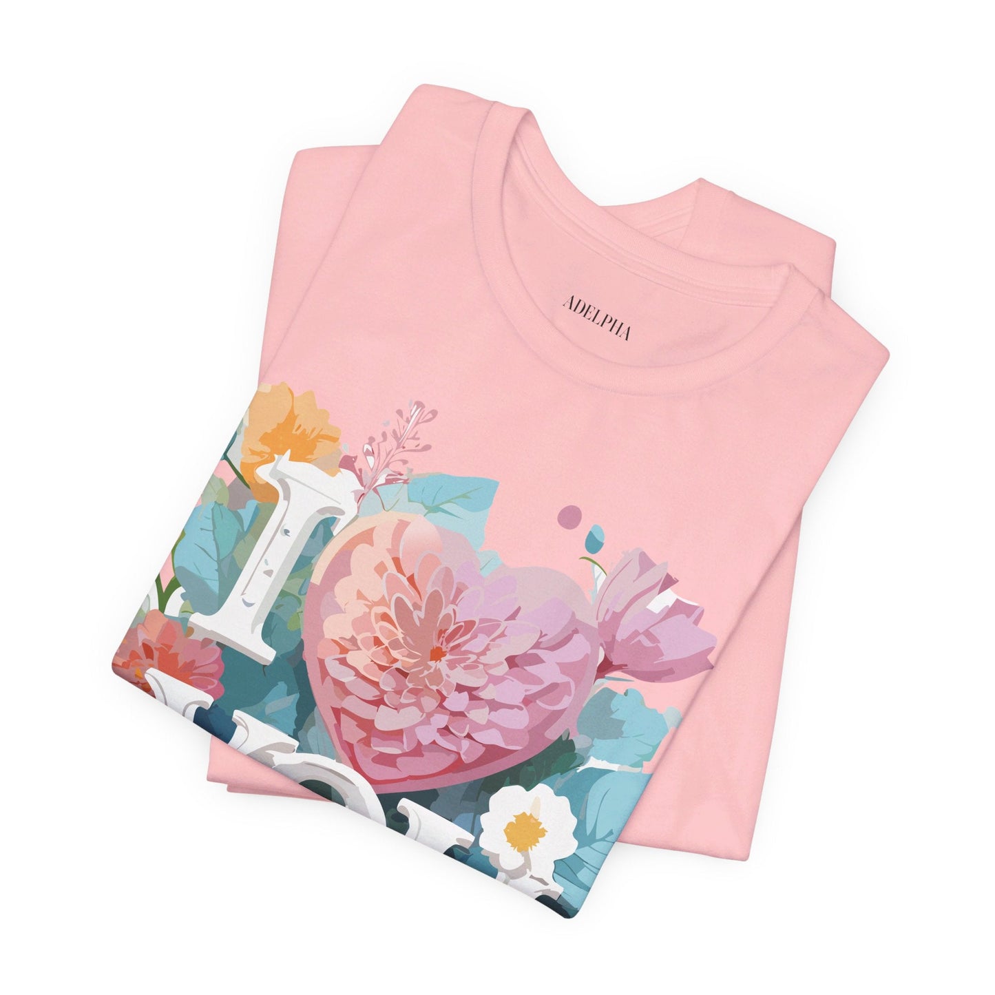 Valentine Graphic T Shirt Unisex Jersey Short Sleeve Tee With Adelpha Artwork Design