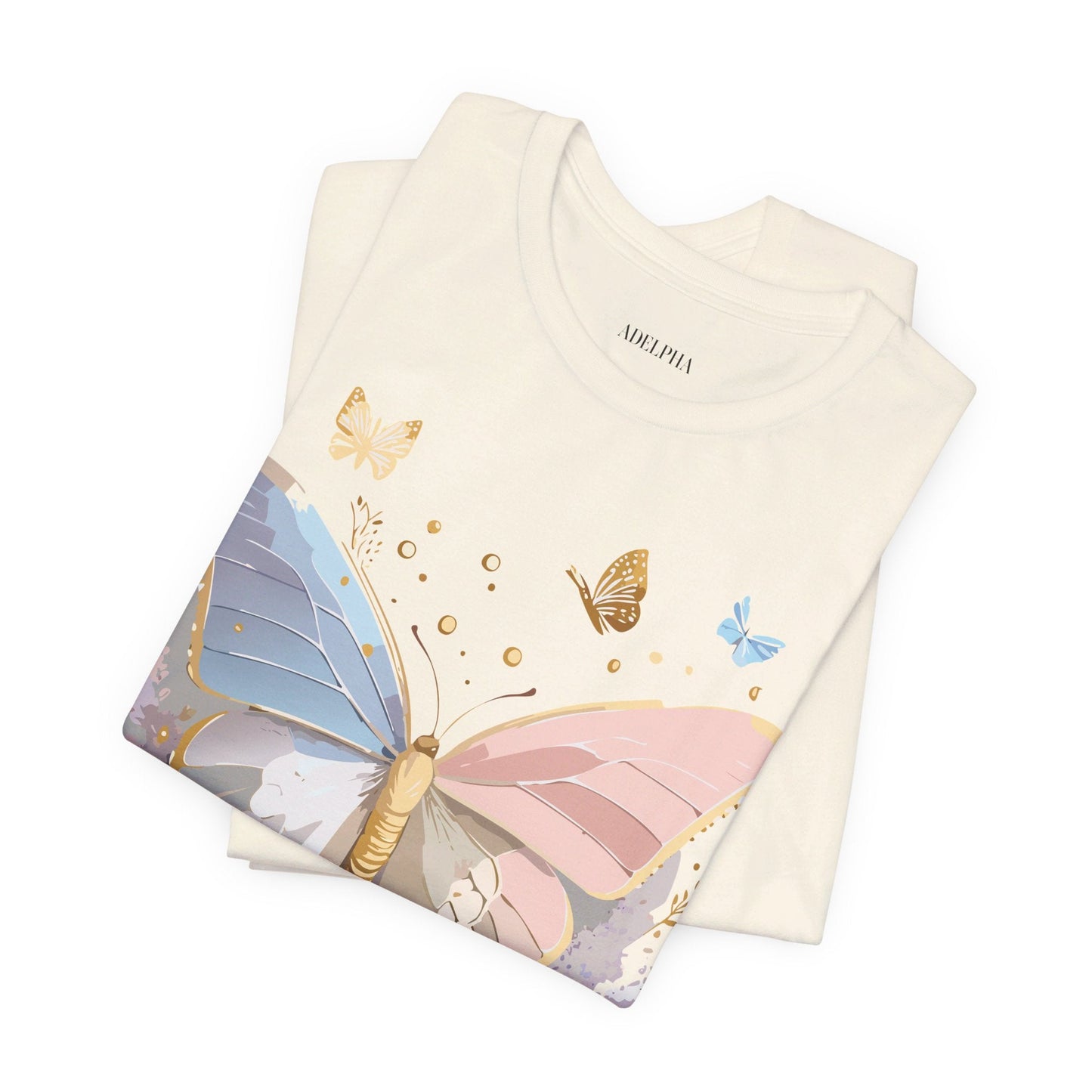 Butterfly Graphic Tee Adelpha Unisex Short Sleeve Shirt Vintage Inspired Art