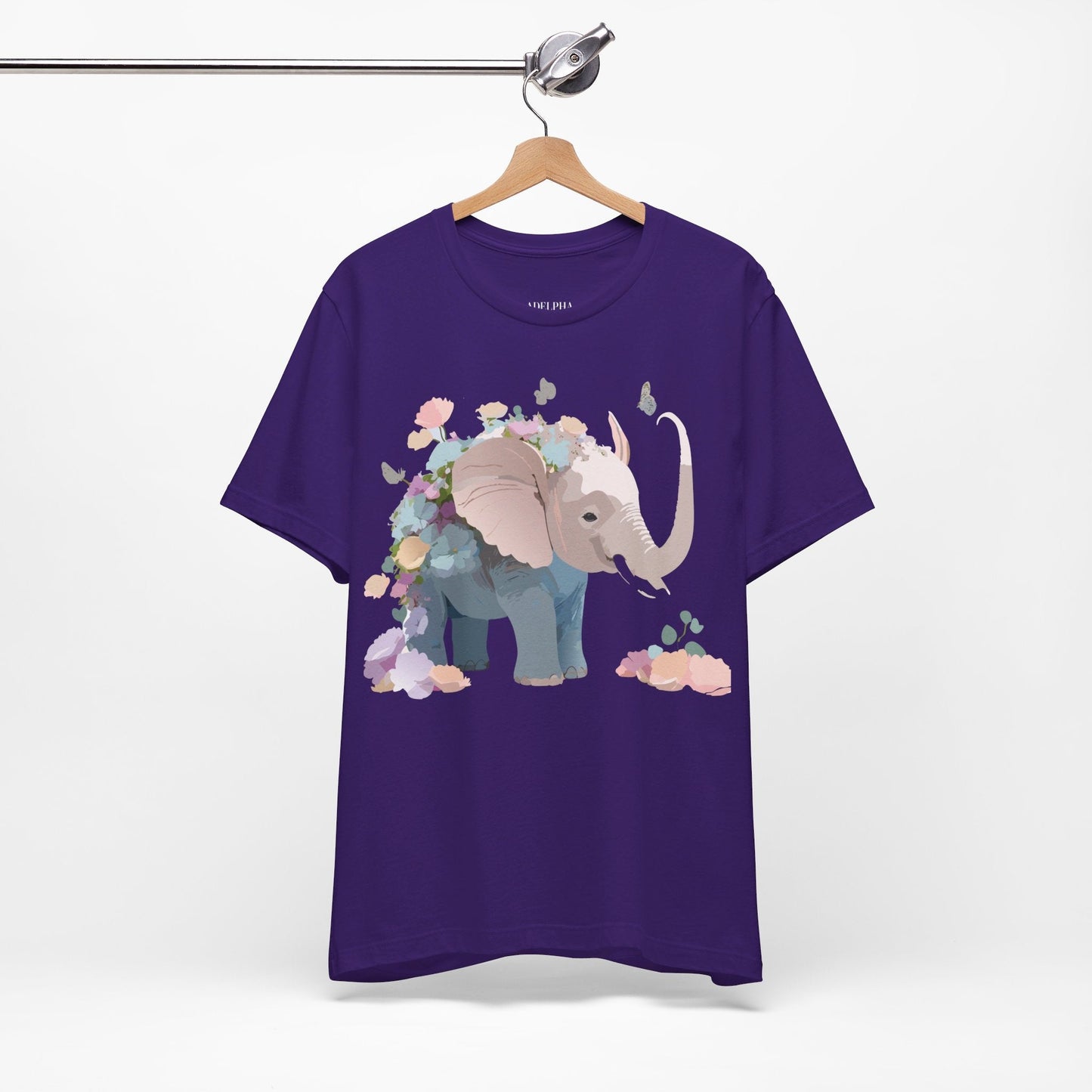 Elephant Graphic Tee Unisex Vintage Inspired Artwork Premium Adelpha Jersey Short Sleeve