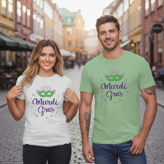 Camiseta unisex de algodón para carnaval