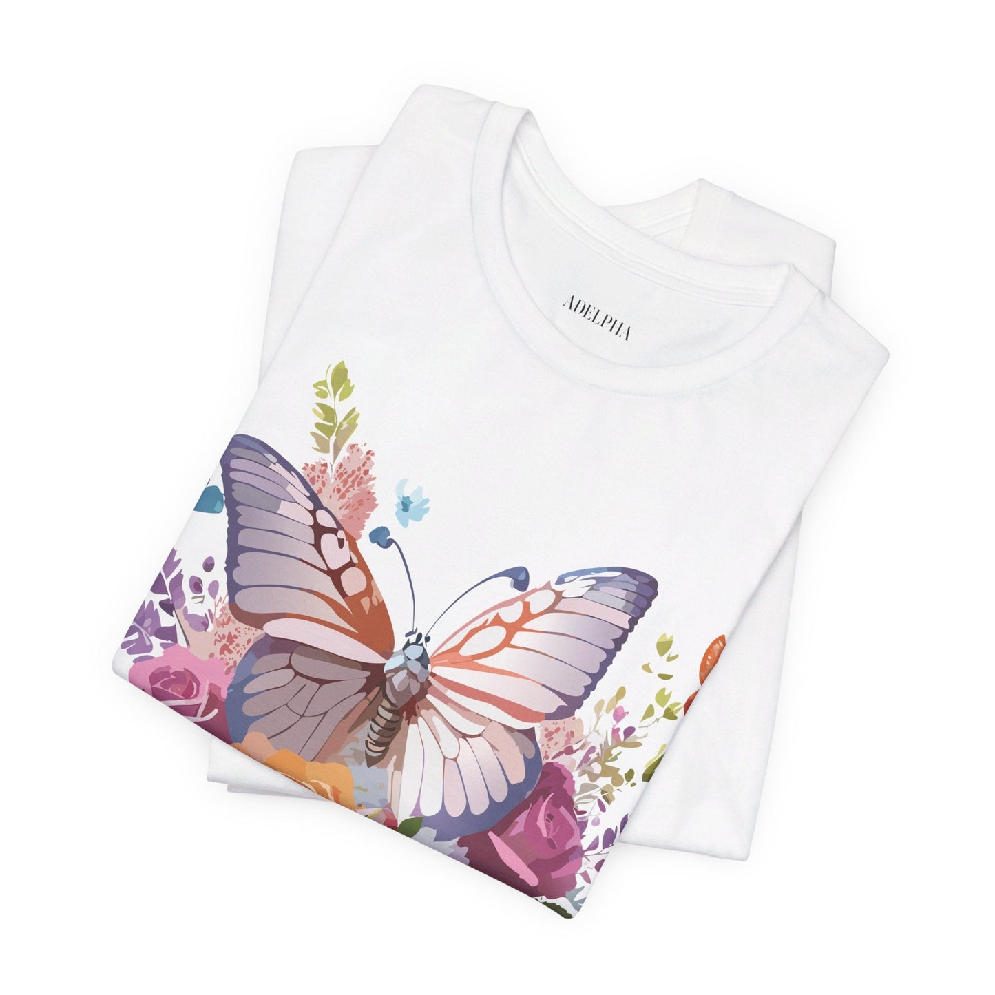 Butterfly Graphic Tee Unisex Jersey Short Sleeve By Adelpha Art Design