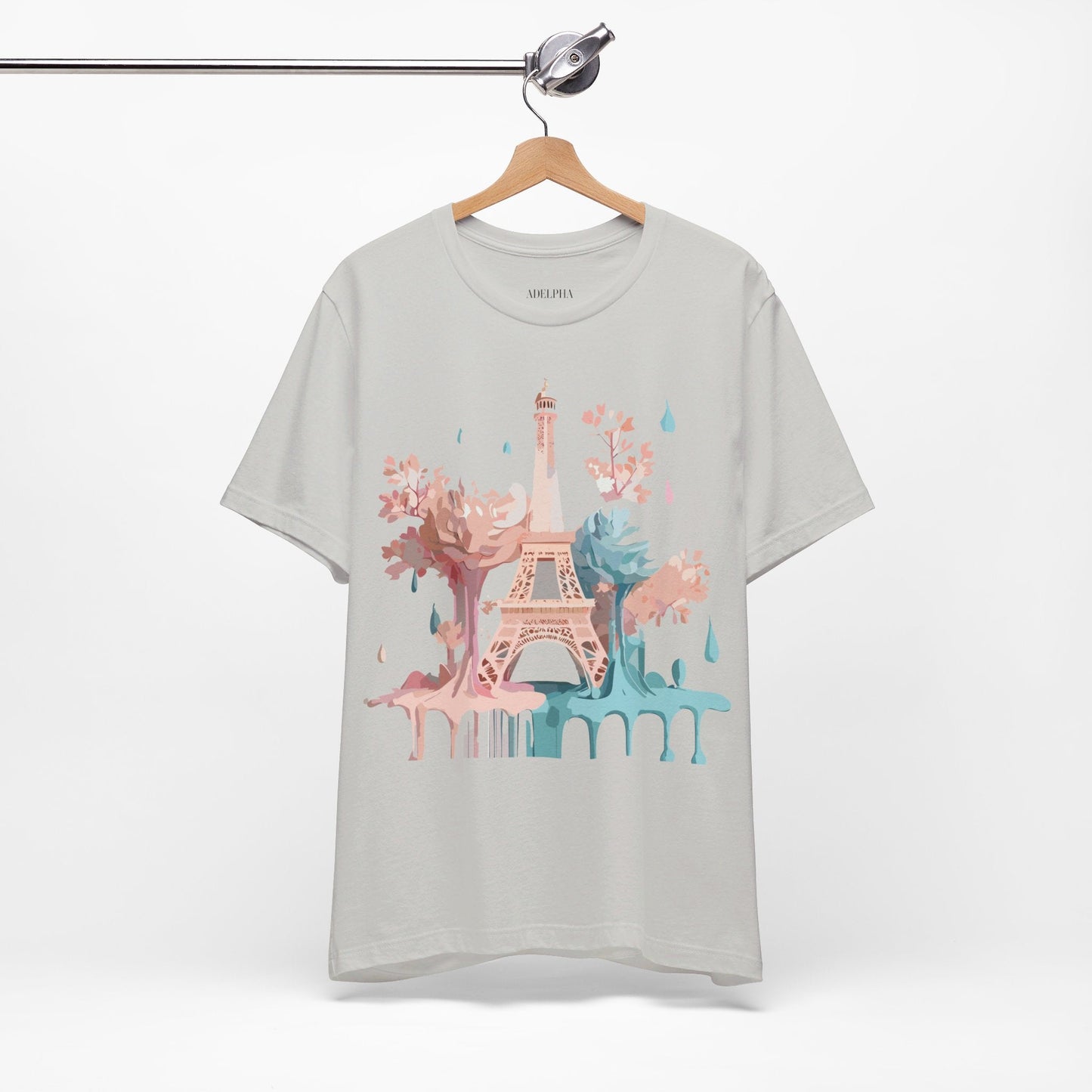Paris Tourist Shirt Graphic Tee Unisex Vintage Inspired Art Adelpha Premium Quality
