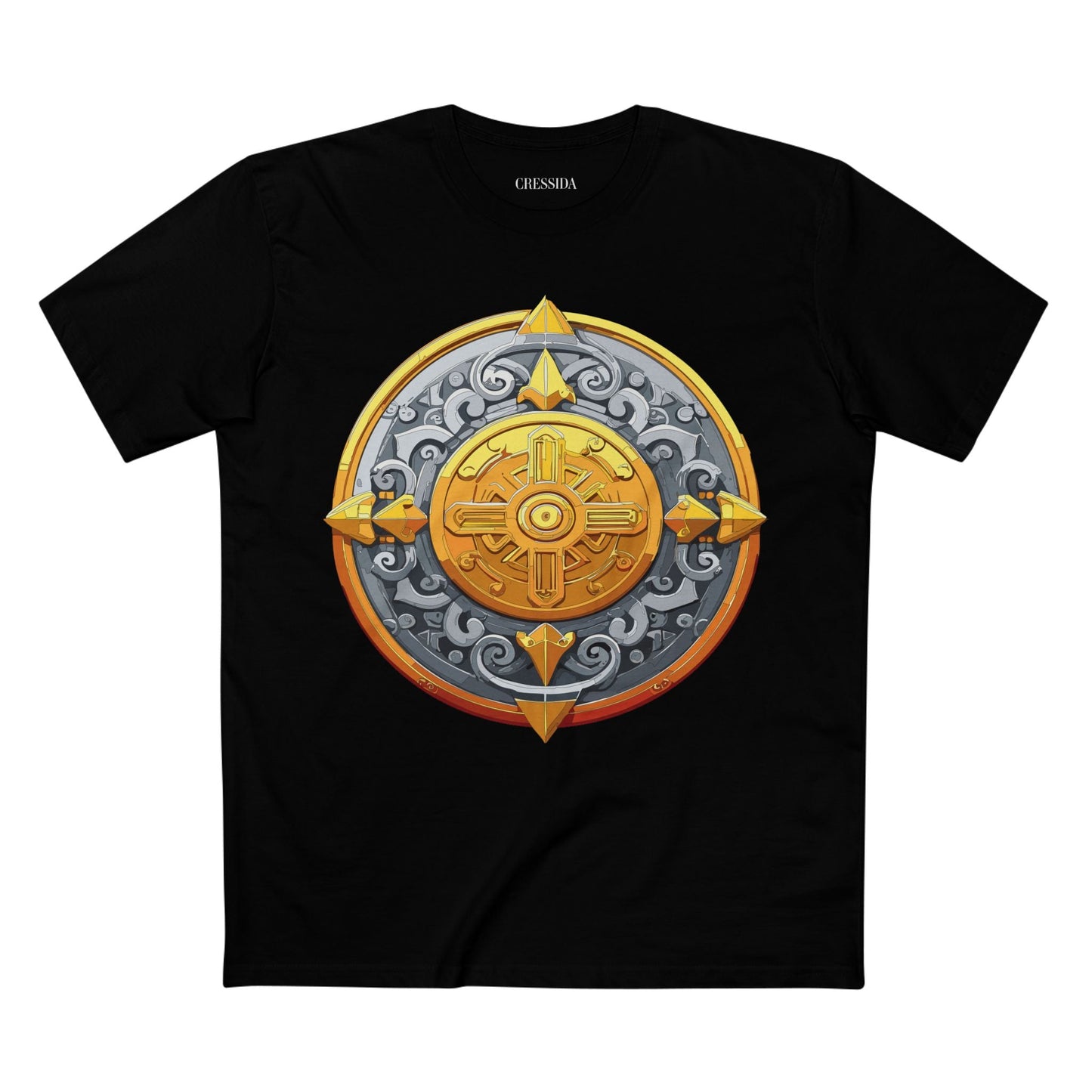 Antique Gold Coin Graphic Design T-Shirt Unisex 100 Cotton With Golden Print Artwork Tee 20