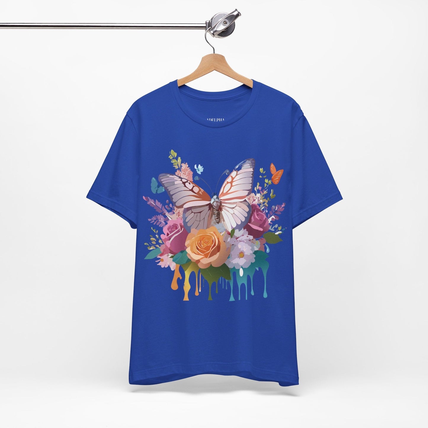 Adelpha Butterfly Graphic Tee Art Design Vintage Unisex Short Sleeve Shirt