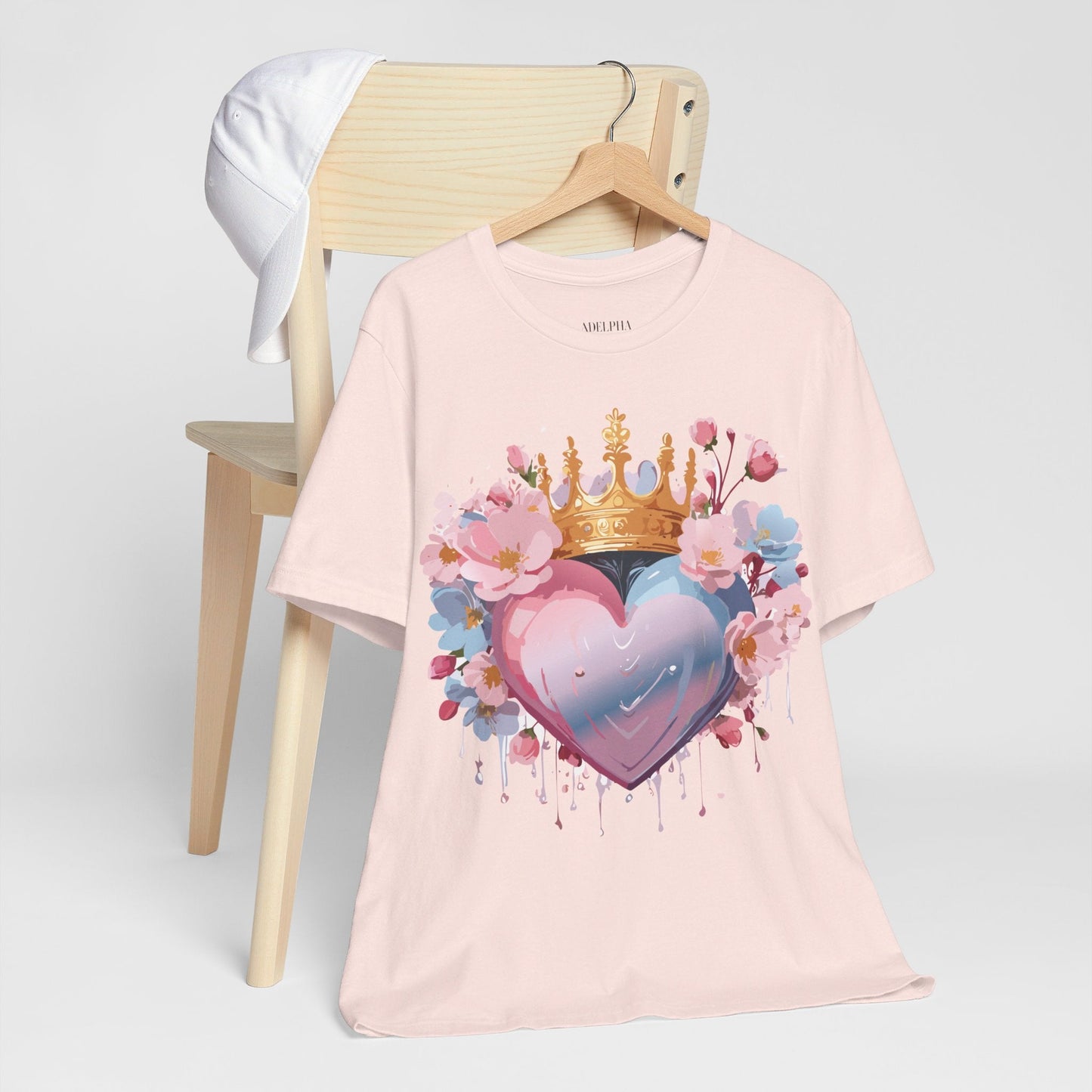 Valentine Graphic Tee Unisex Jersey Short Sleeve Adelpha Vintage Inspired Artwork