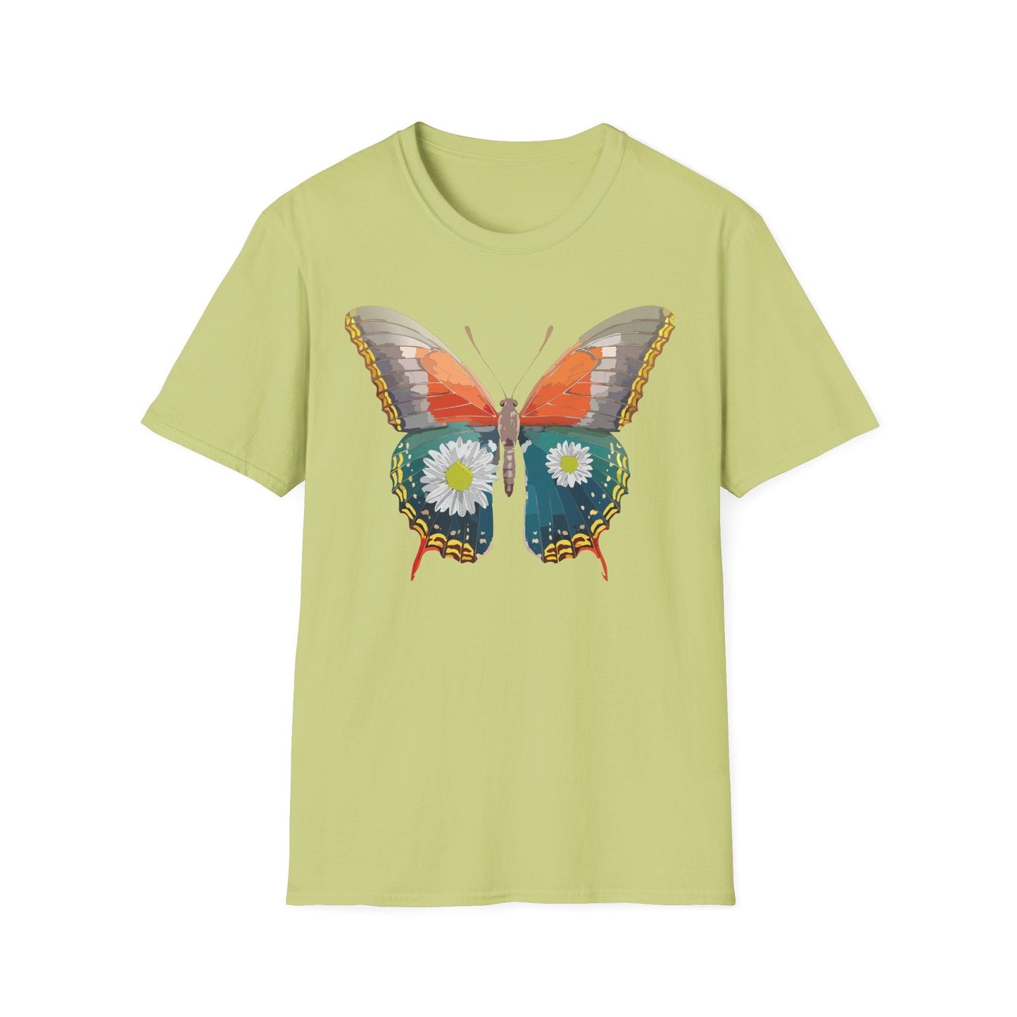 Butterfly Shirt Unisex Gildan Softstyle 64000 Short Sleeve T Shirt Monarch Design