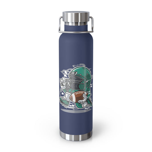 22oz Copper Insulated Water Bottle with Cartoon Design - CV22