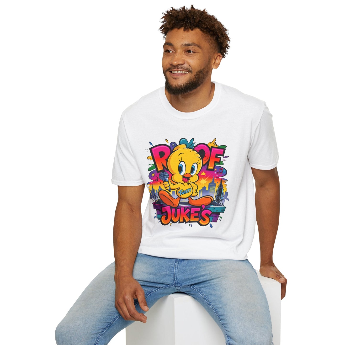 Unisex Cartoon T Shirt With Animation Design Versatile Funny Animals Tee Shirt Gildan Softstyle
