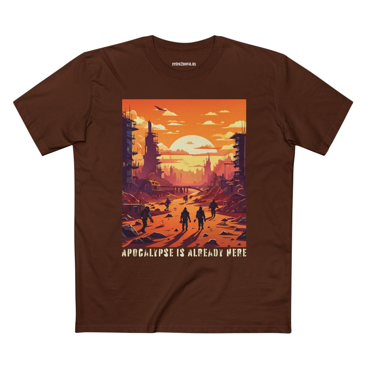 Cataclysm Shirt Doomsday Tee Unisex Premium Cotton Staple Tee Original Art Design By Retro2Nova