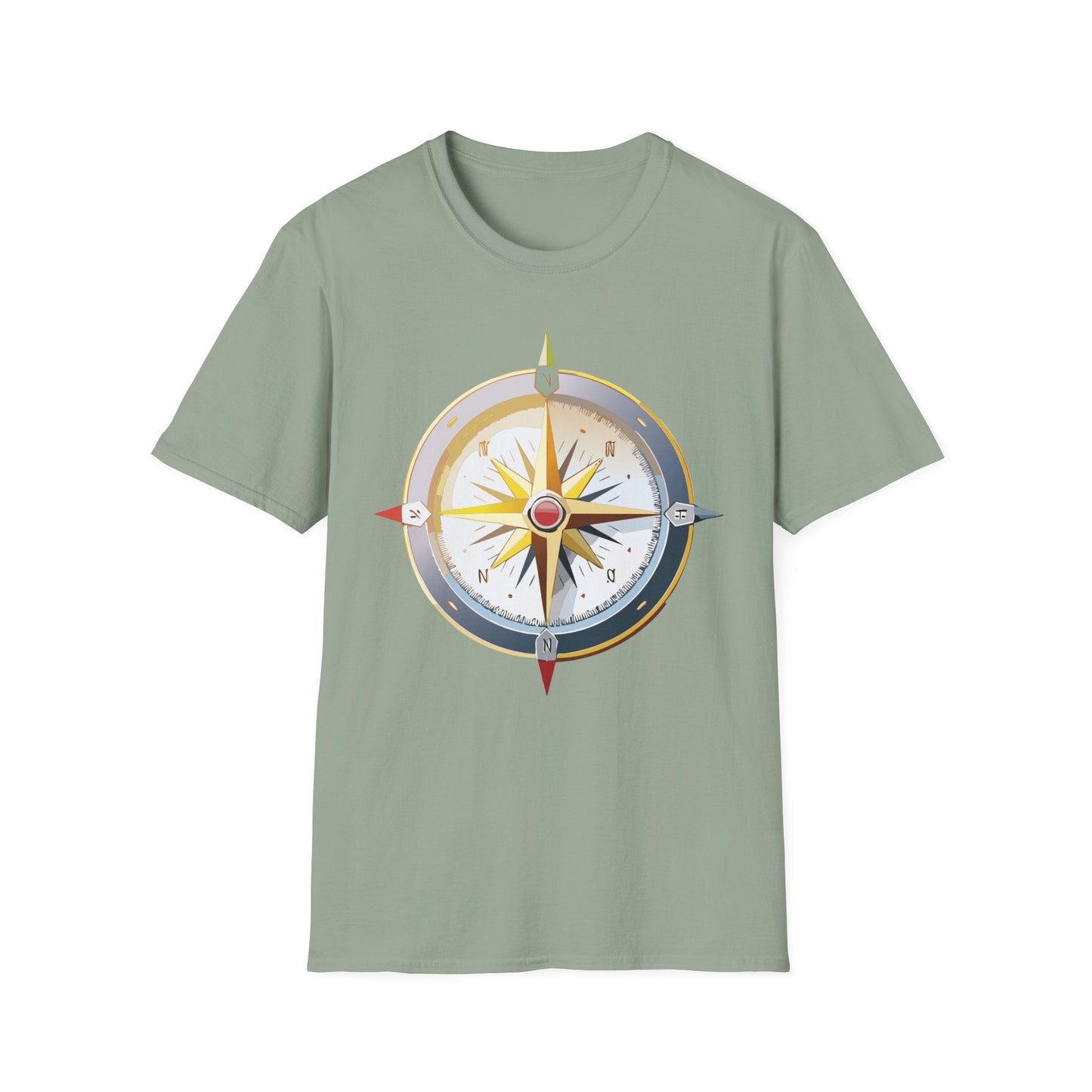 Compass Navigator Graphic Tee Unisex 100 Cotton 10