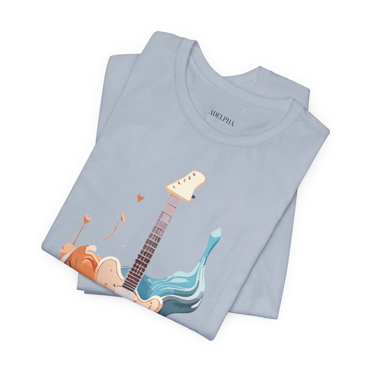 Music Graphic Tee Unisex Jersey Short Sleeve Adelpha Vintage Inspired Artwork Premium Design