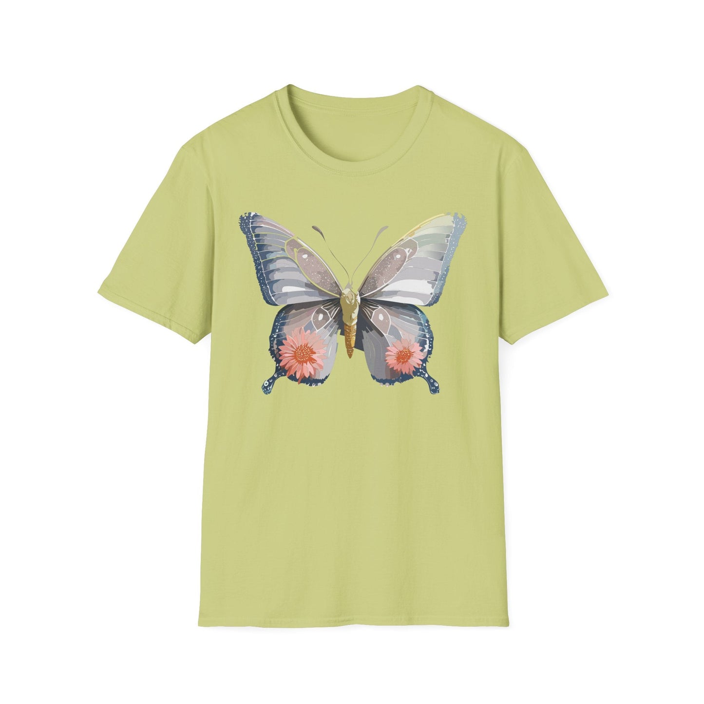 Butterfly Shirt Unisex T Shirt 100 Percent Ring Spun Cotton Softstyle Tee Monarch