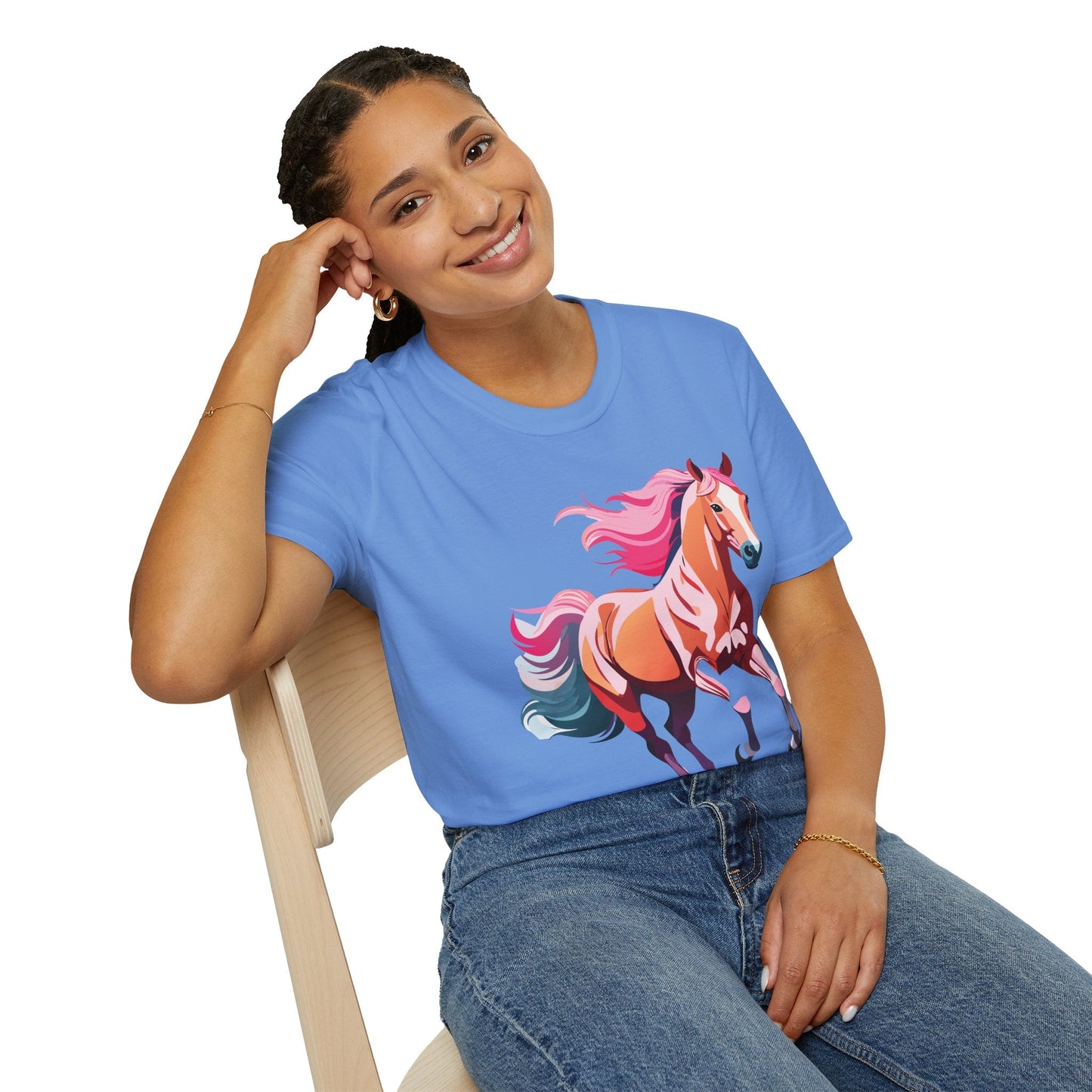 Horse Shirt Gildan Softstyle Tee Unisex 100 Percent Ring Spun Cotton