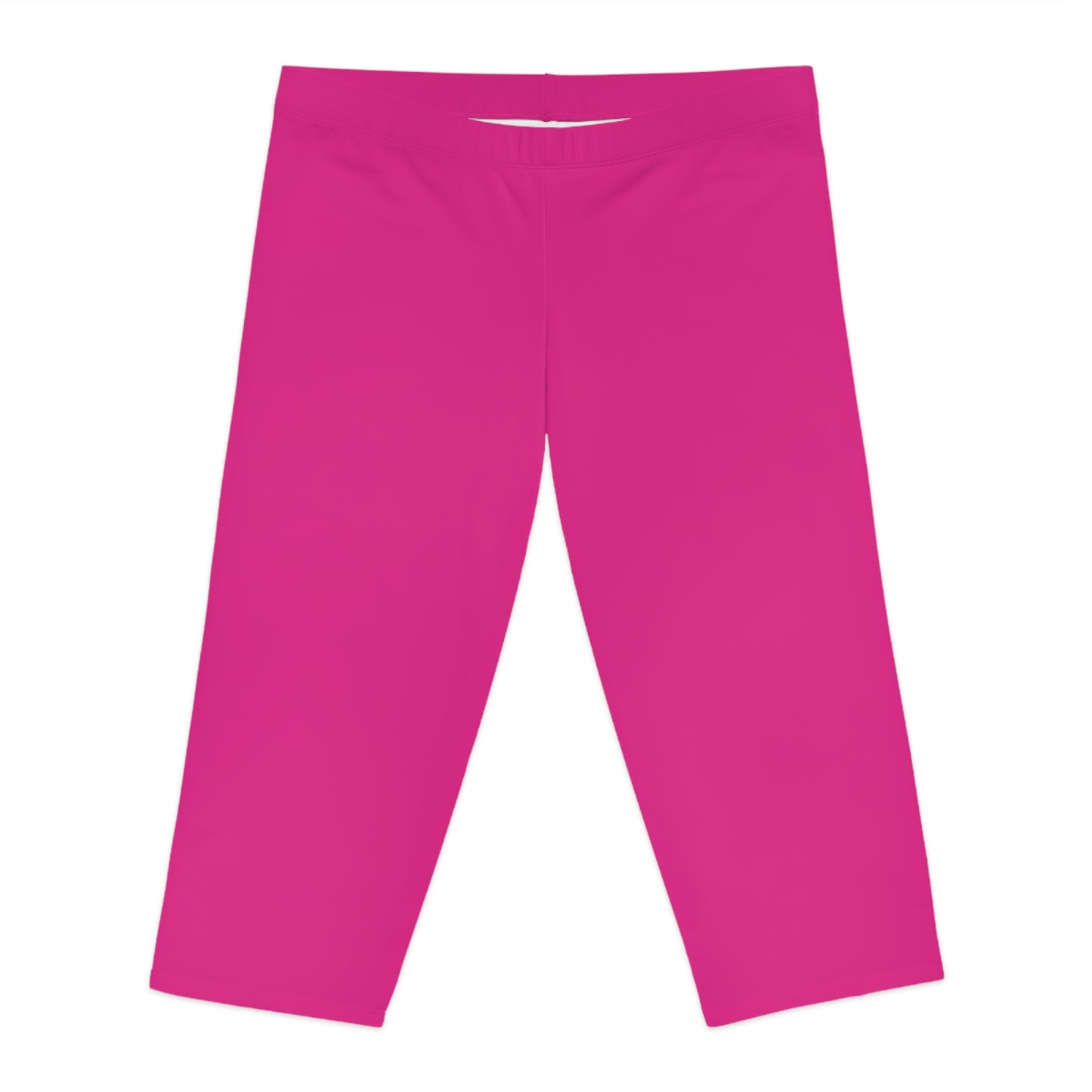 Pink Color Capri Leggings, Pink Capri Leggings 11