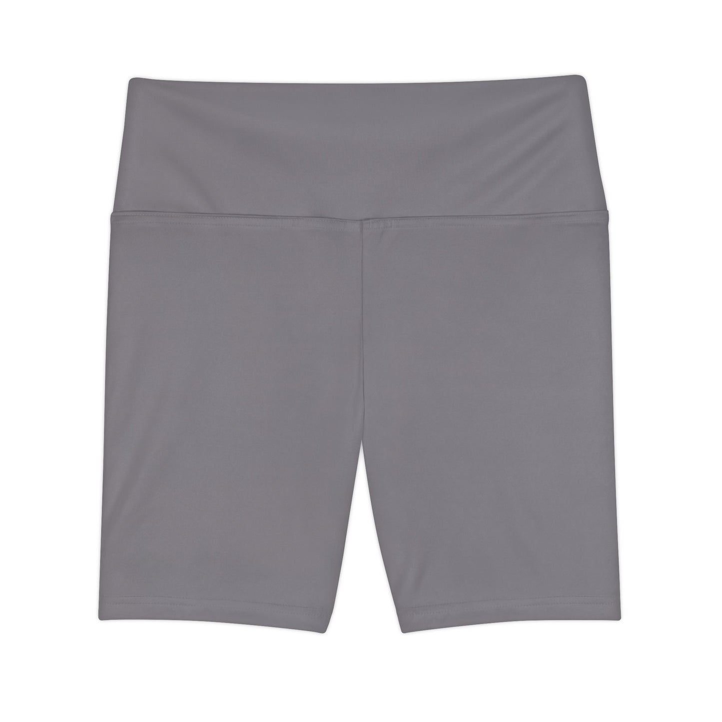 Rosy Granite Women's Grey High-Waist Workout Shorts — Yoga, Running & Gym Biker Shorts