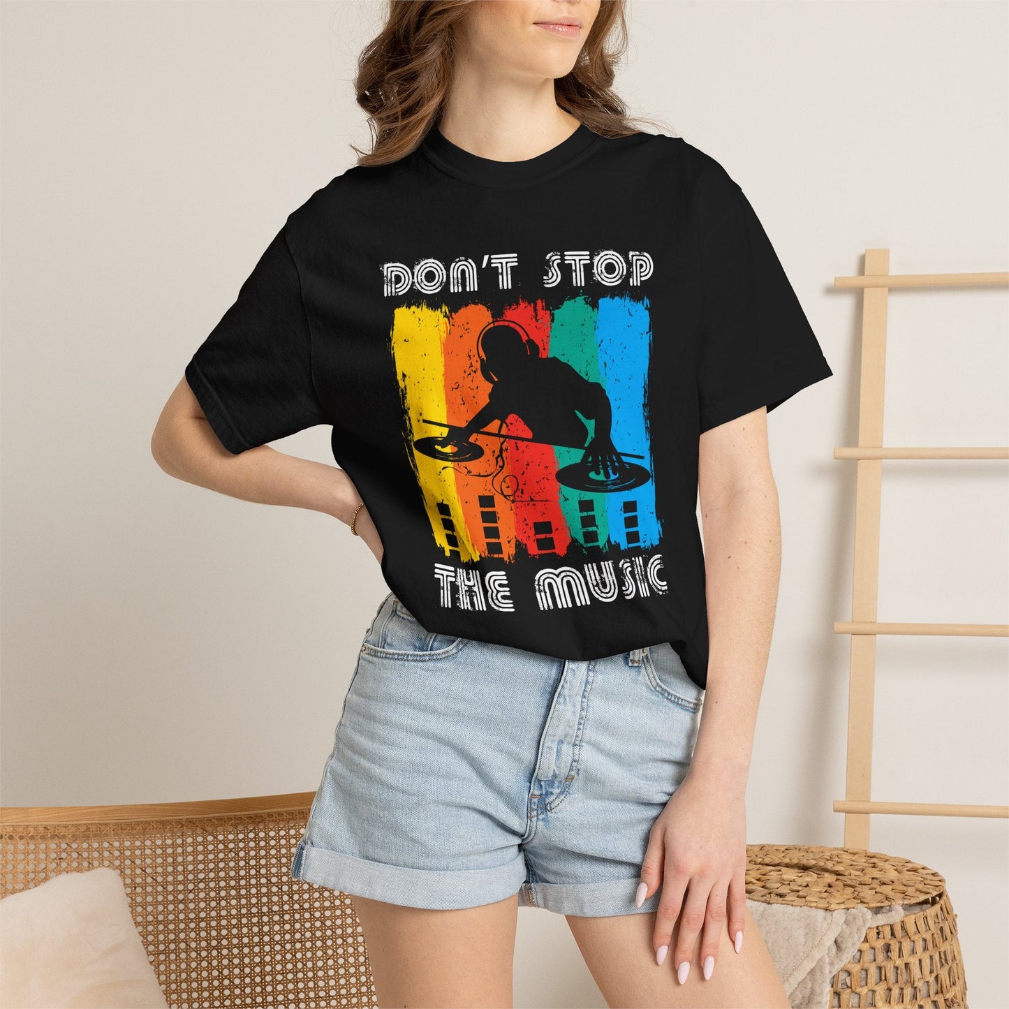 Music Graphic Design Unisex Cotton T-shirt 016