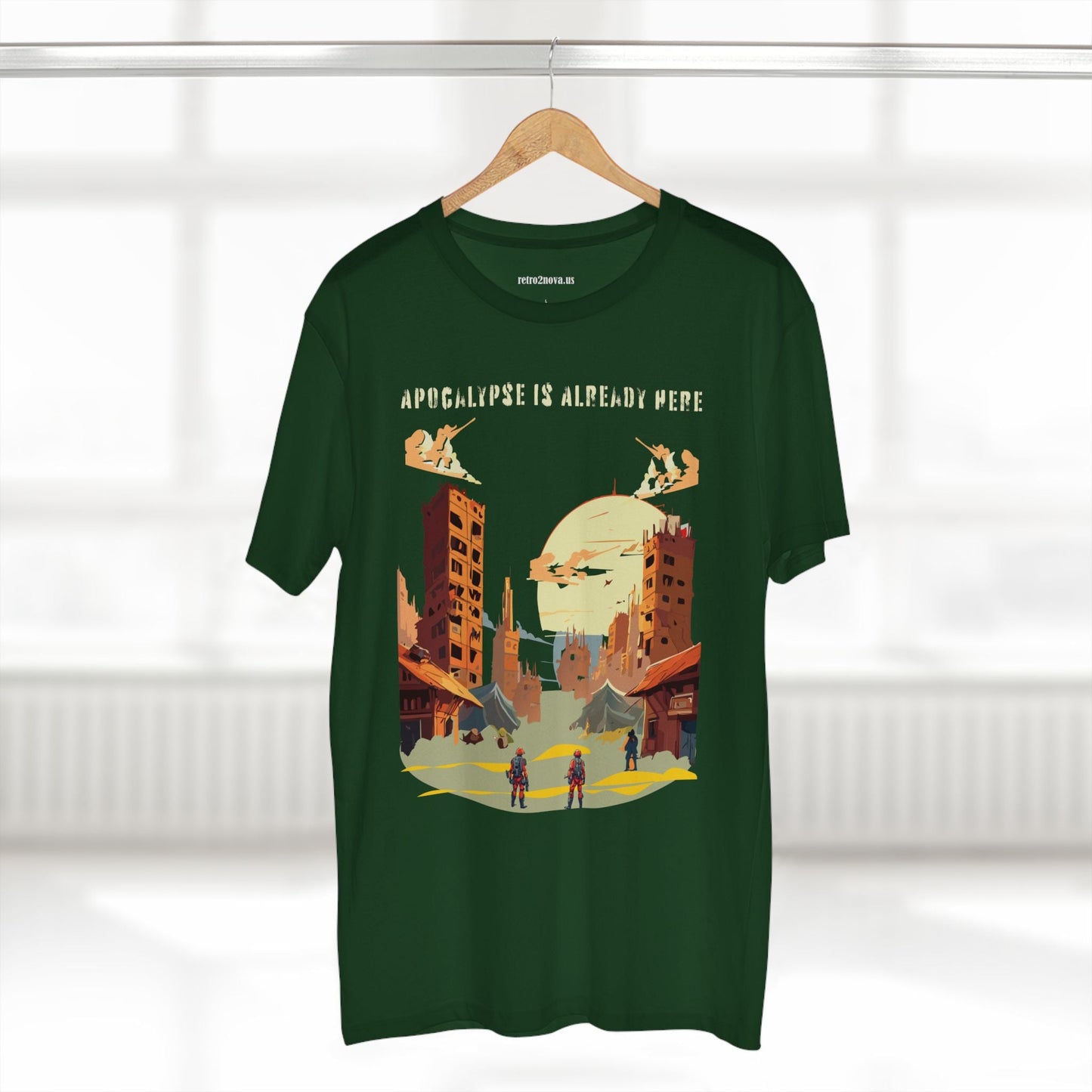 Unisex Premium Cotton Staple Tee With Original Art Design From Retro2Nova Art Collection