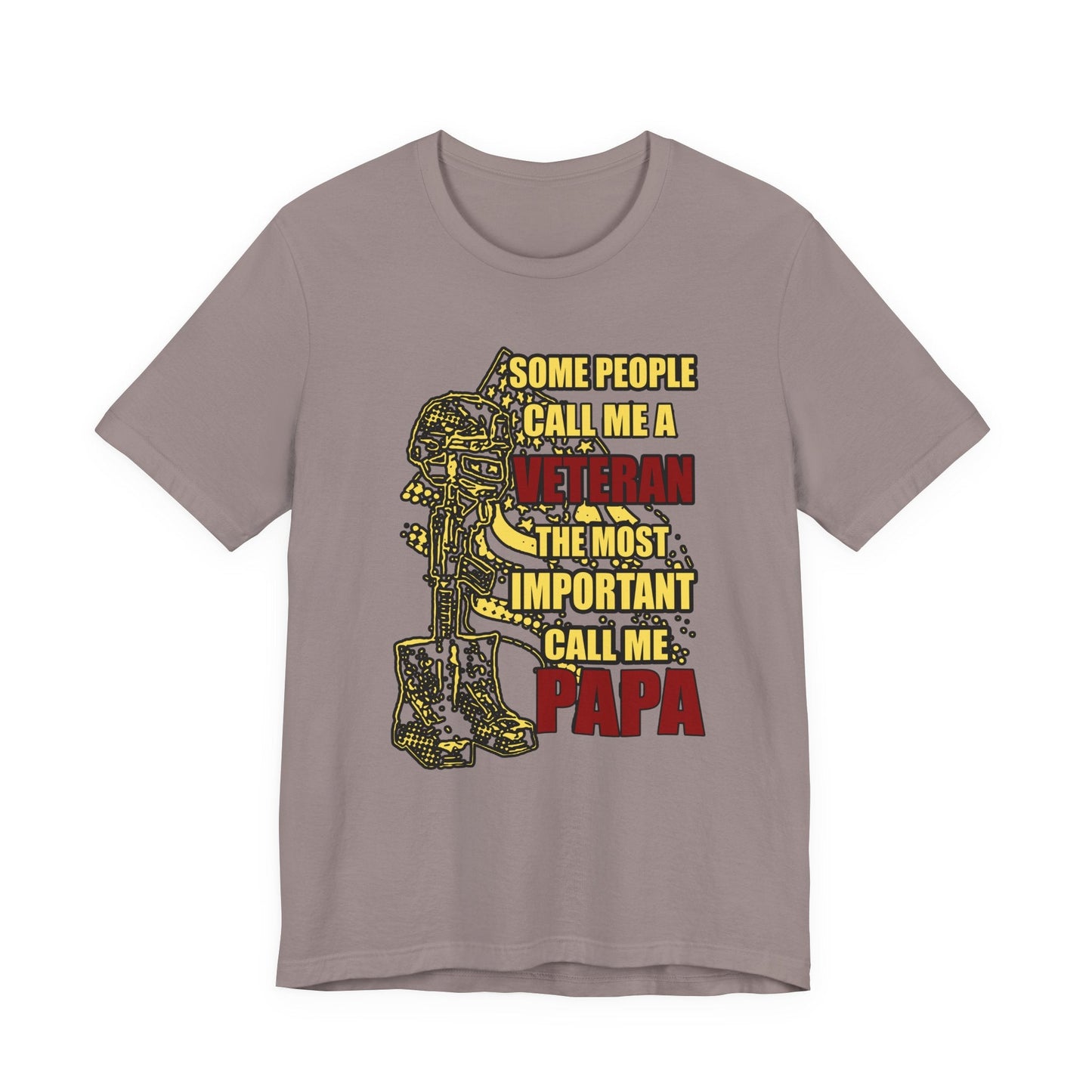 Army Veteran Patriotic Graphic Design Unisex Cotton T-Shirt v58