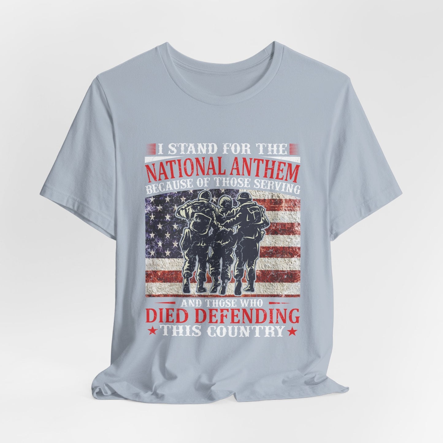 Army Veteran Patriotic Graphic Design Unisex Cotton T-Shirt v36