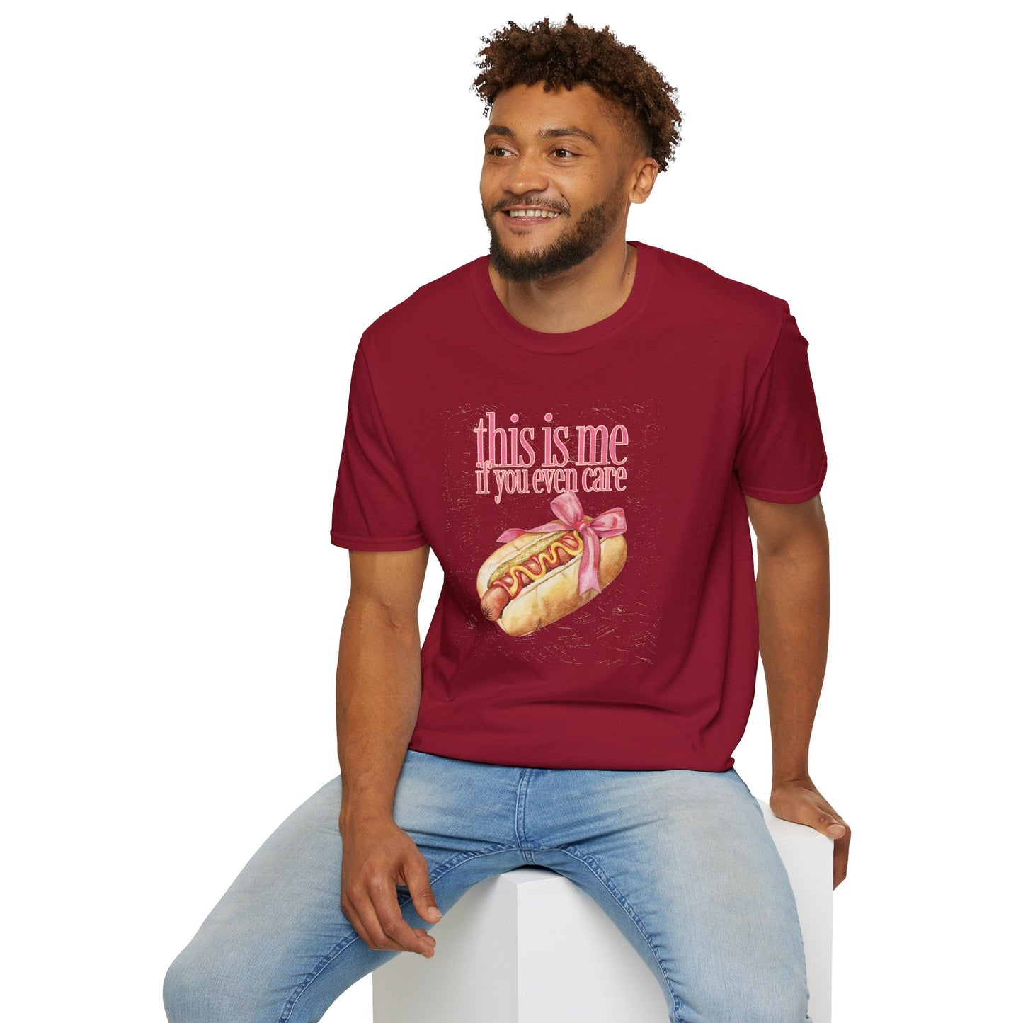 Funny Food T Shirt Unisex Softstyle Tee with Art Design Gildan 64000 100 Percent Ring Spun Cotton Lightweight Comfort