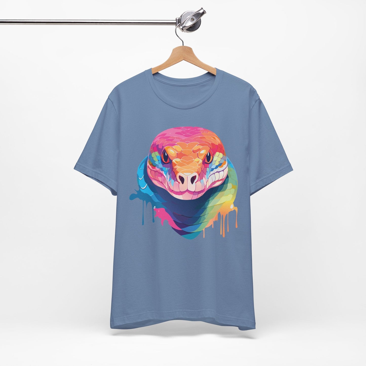 Unisex Animal Shirt With Art Design Wild Animals Graphic Print Casual Short Sleeve Tee