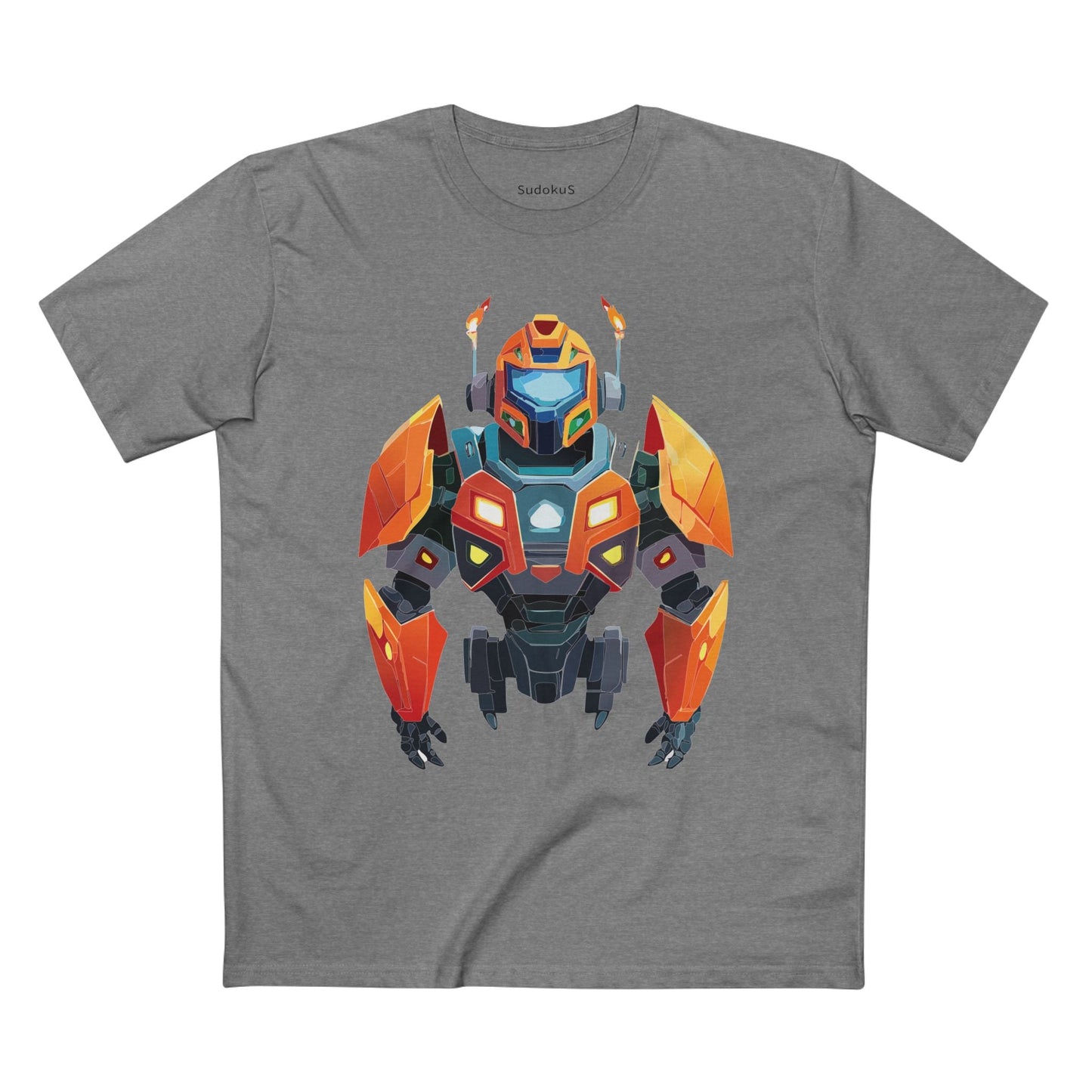 Cyborg Robot Graphic Unisex 100 Cotton Staple Tee 2