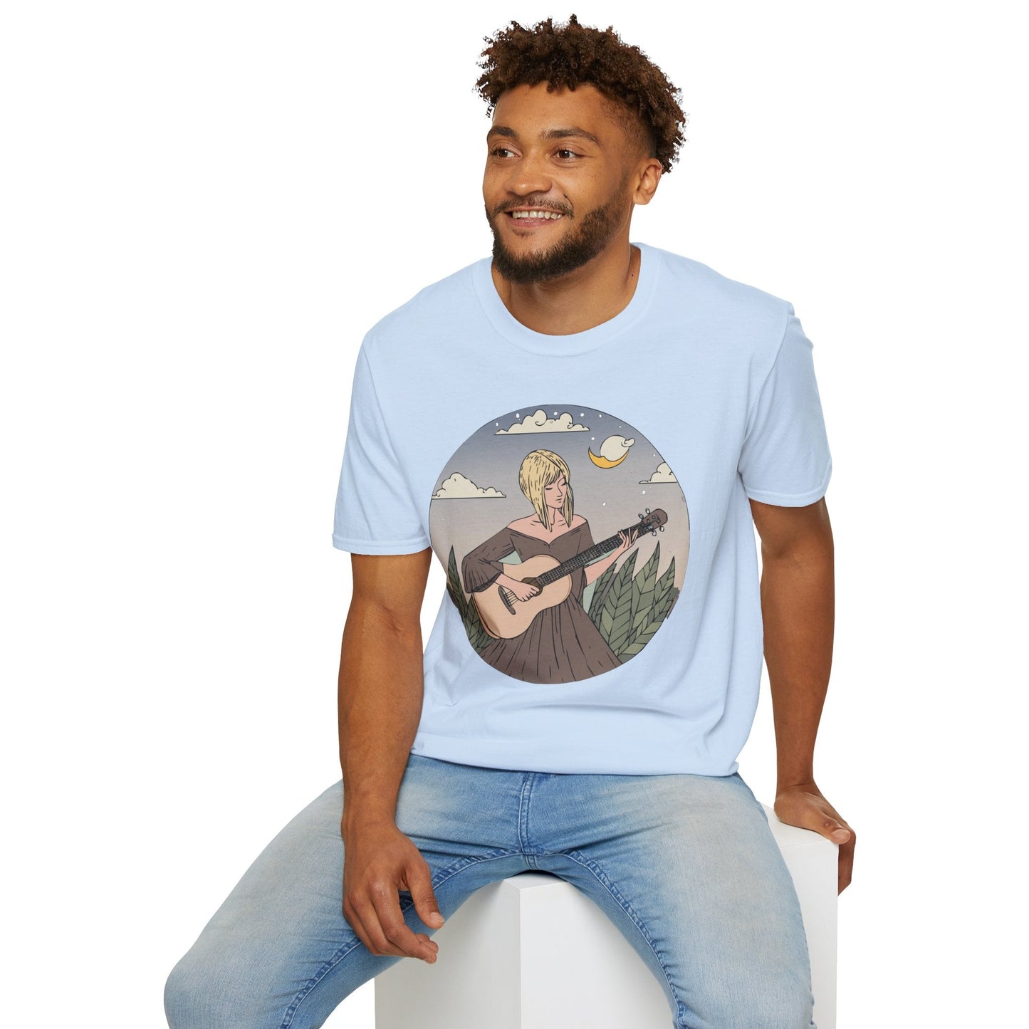 Womens Graphic T Shirts Art Design Shirt Softstyle Unisex Cotton Tee 100 Percent Comfort