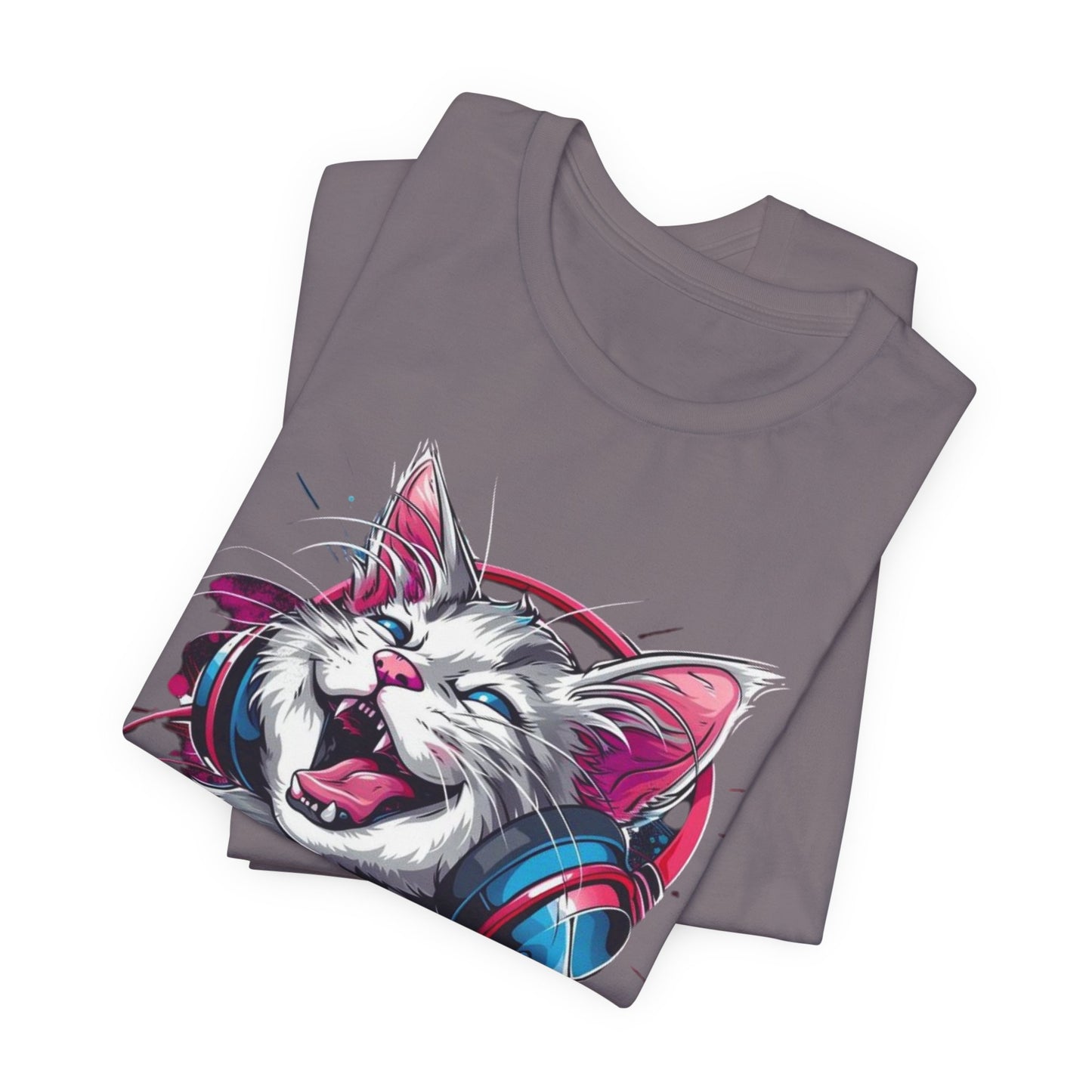 Gina Cartoon Cat Tee Shirt, Funny Cat T-Shirt, Pet Shirt, Animal Tees, Funny Animal T-Shirt, Graphic Tee